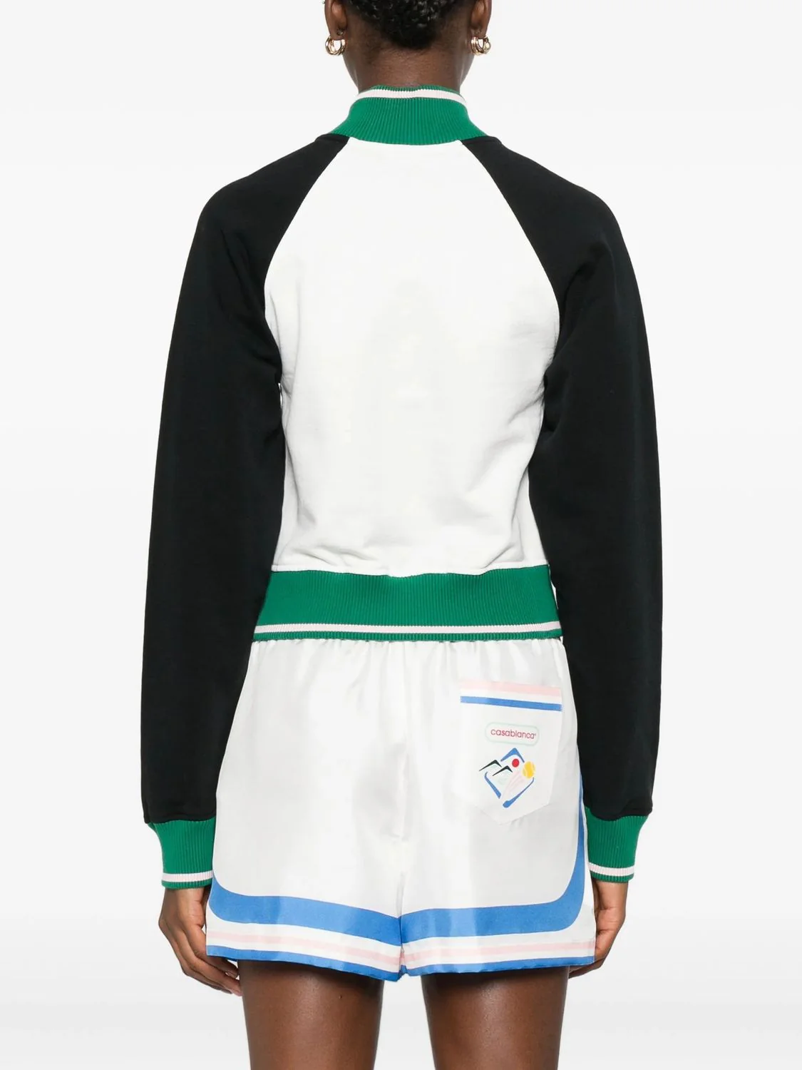 1/4 ZIP COLOURBLOCK SWEATSHIRT - Image 4