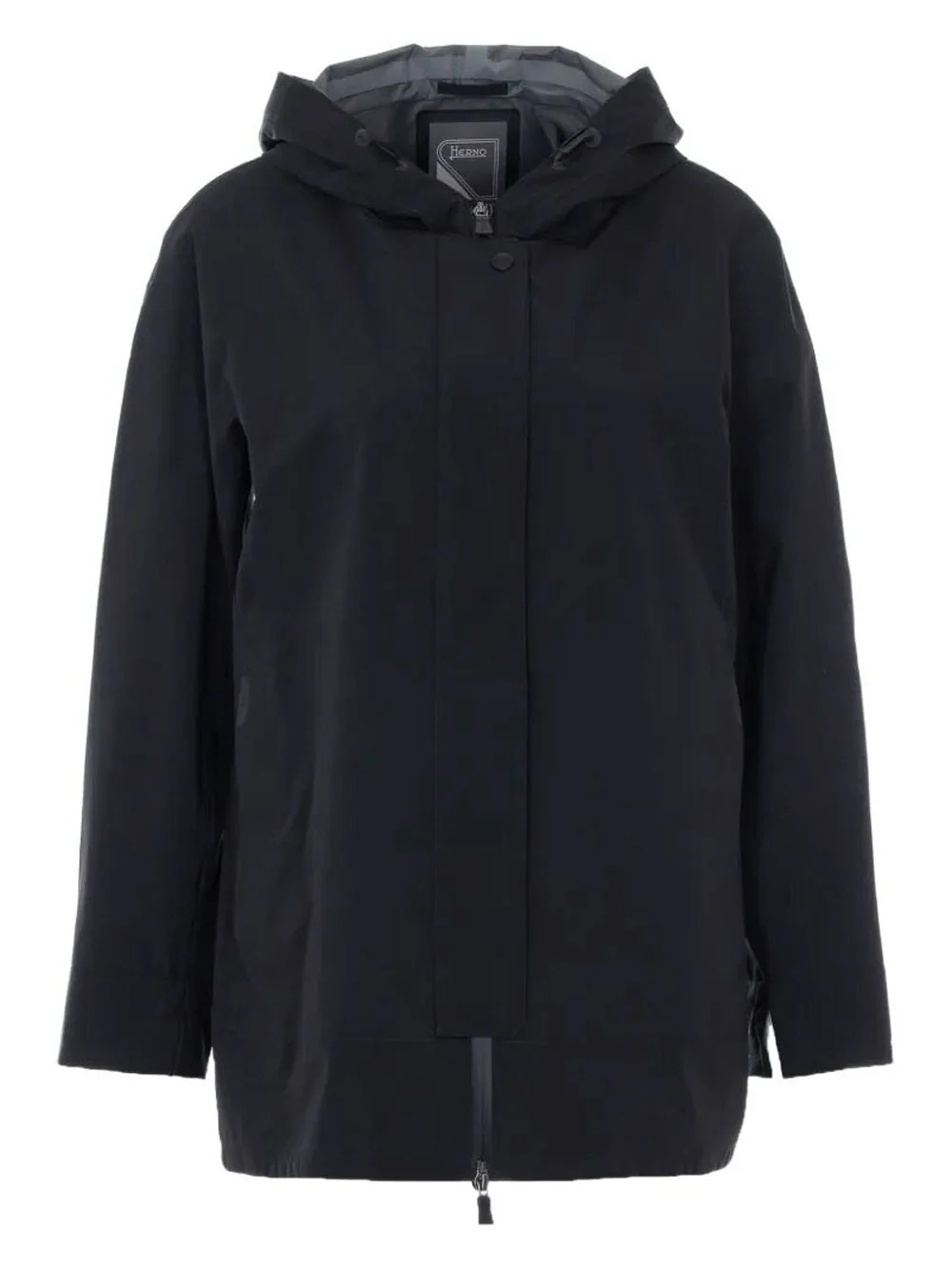 A SHAPE ZIPPED JACKET WITH HOODIE