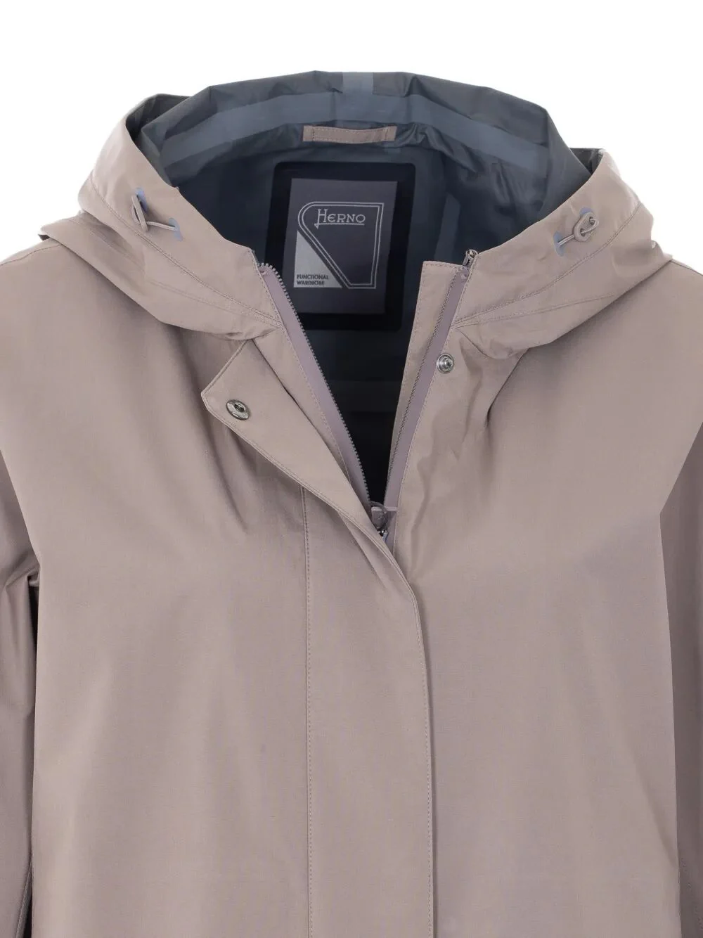 A SHAPE ZIPPED JACKET WITH HOODIE - Image 4