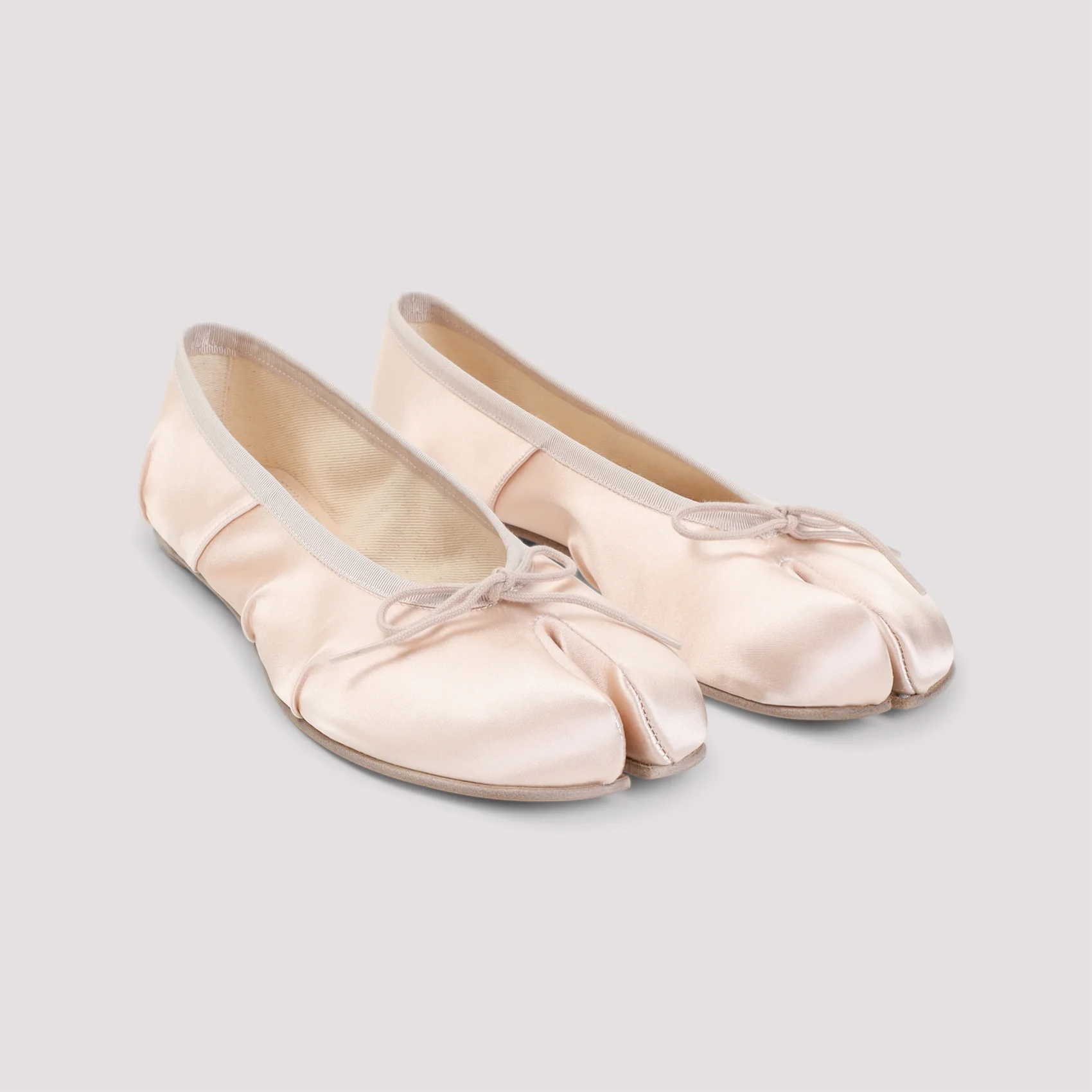 ALMOND COTTON ACETATE BALLET SHOE - Image 4