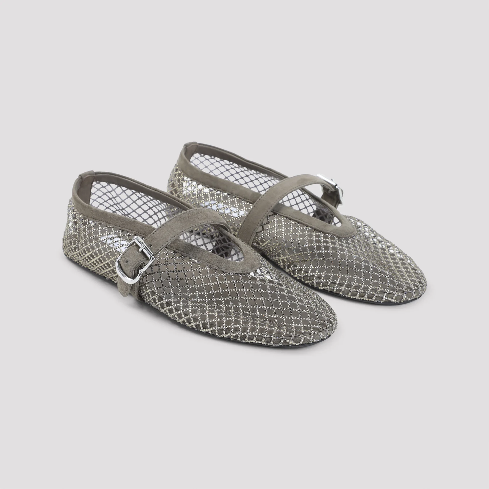 BALLET FLATS IN STRASS FISHNET - Image 5
