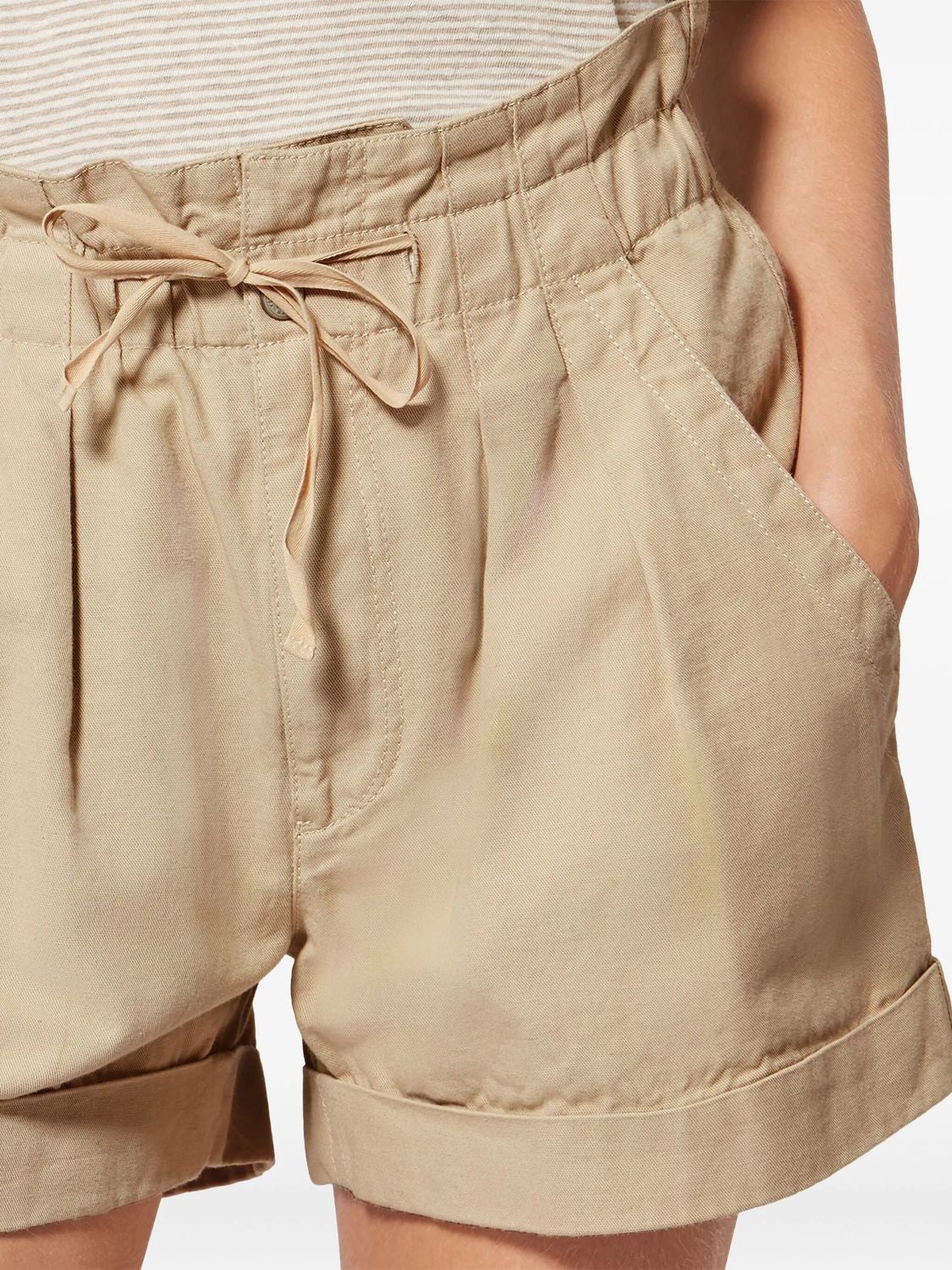 BEIGE COTTON PANTS - Image 2