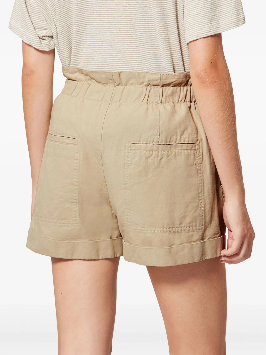 BEIGE COTTON PANTS - Image 5