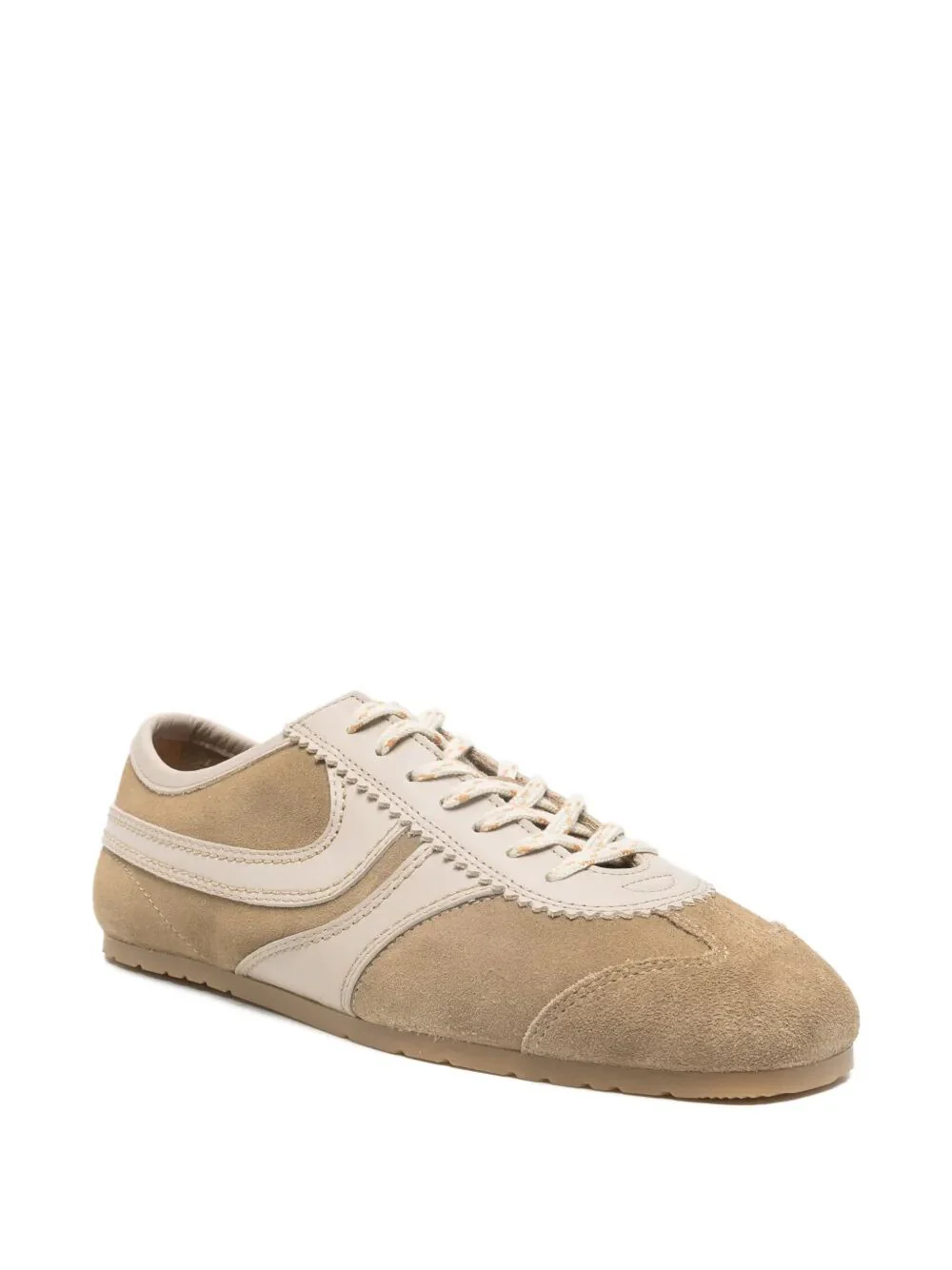 BEIGE LEATHER SNEAKER - Image 3