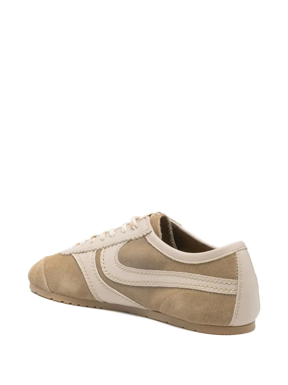 BEIGE LEATHER SNEAKER - Image 4