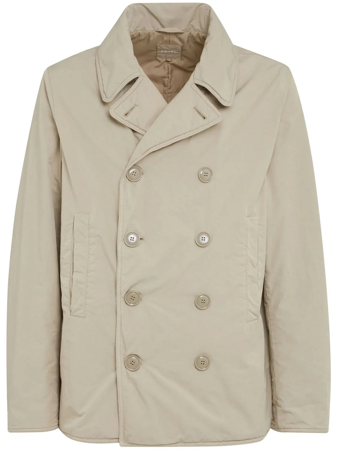 BEIGE POLYESTER POLYAMIDE OUTERWEAR