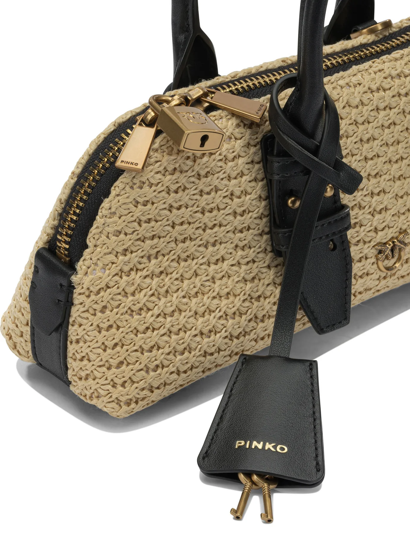 BEIGE POLYETHYLENE HANDBAG - Image 4