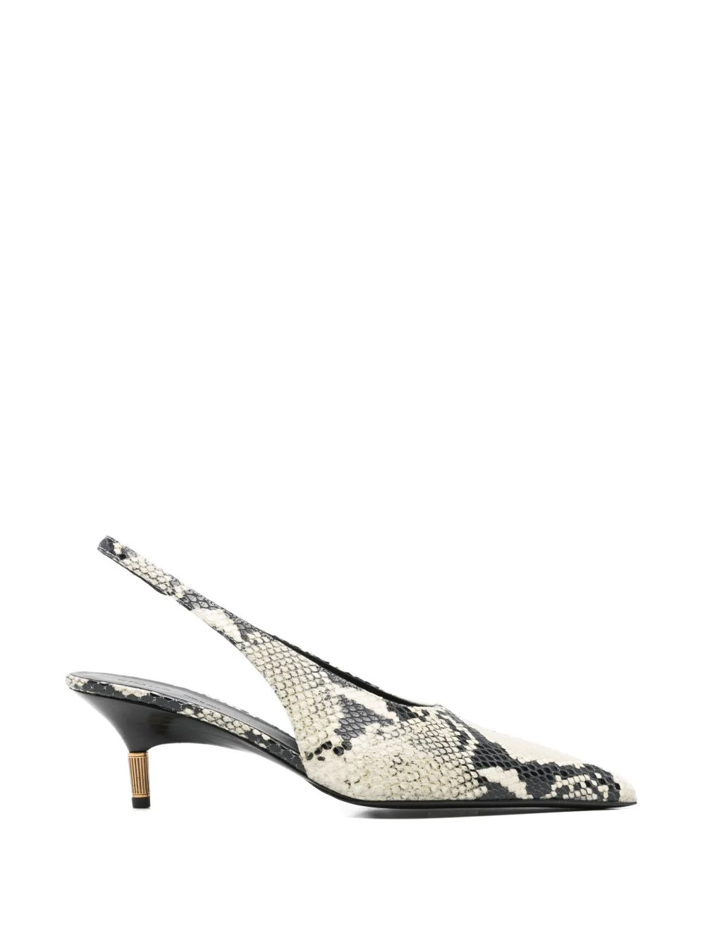 BELLA LEATHER SLINGBACK PUMPS