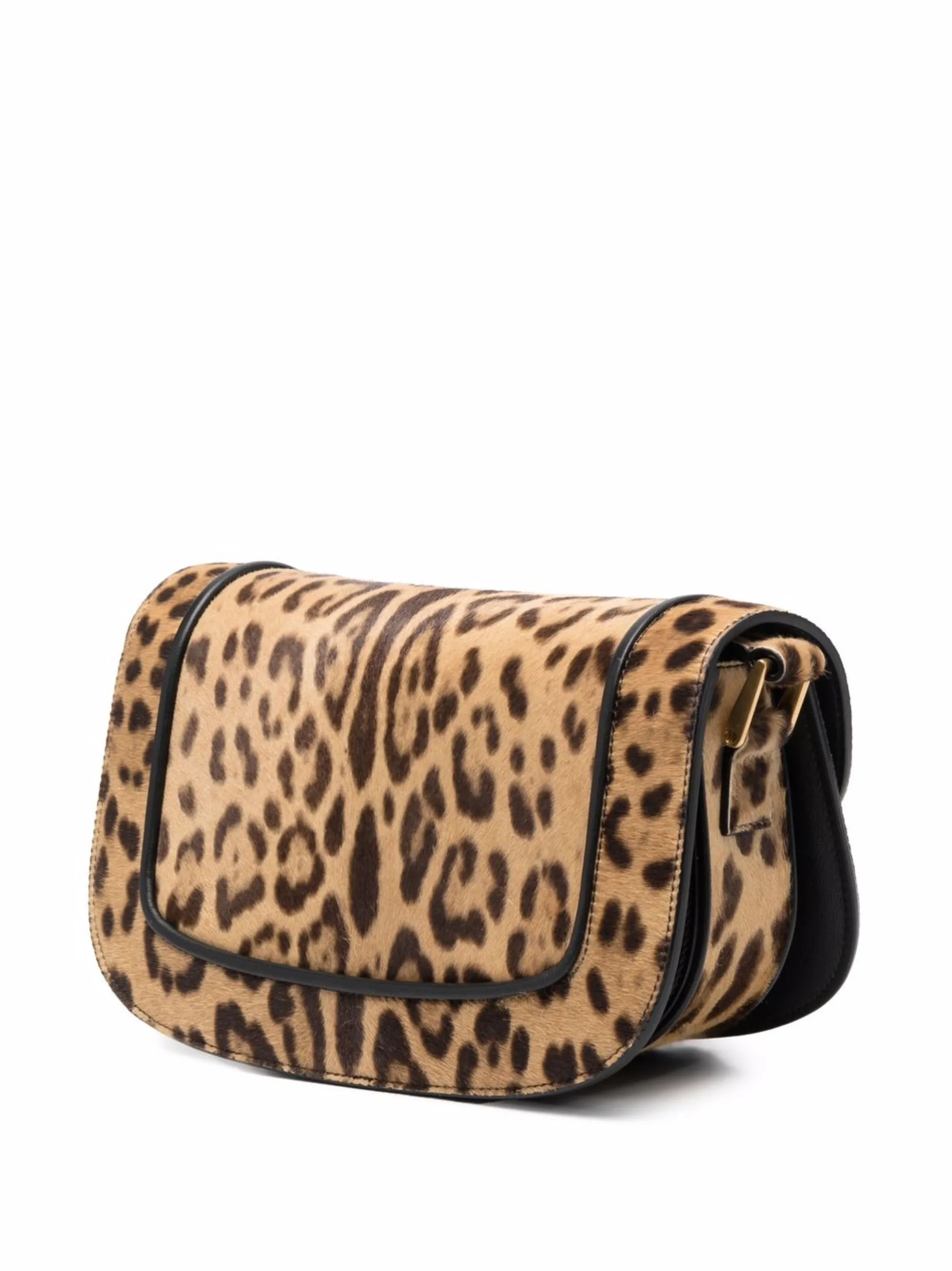BLACK CALF LEATHER LEO BAG - Image 4