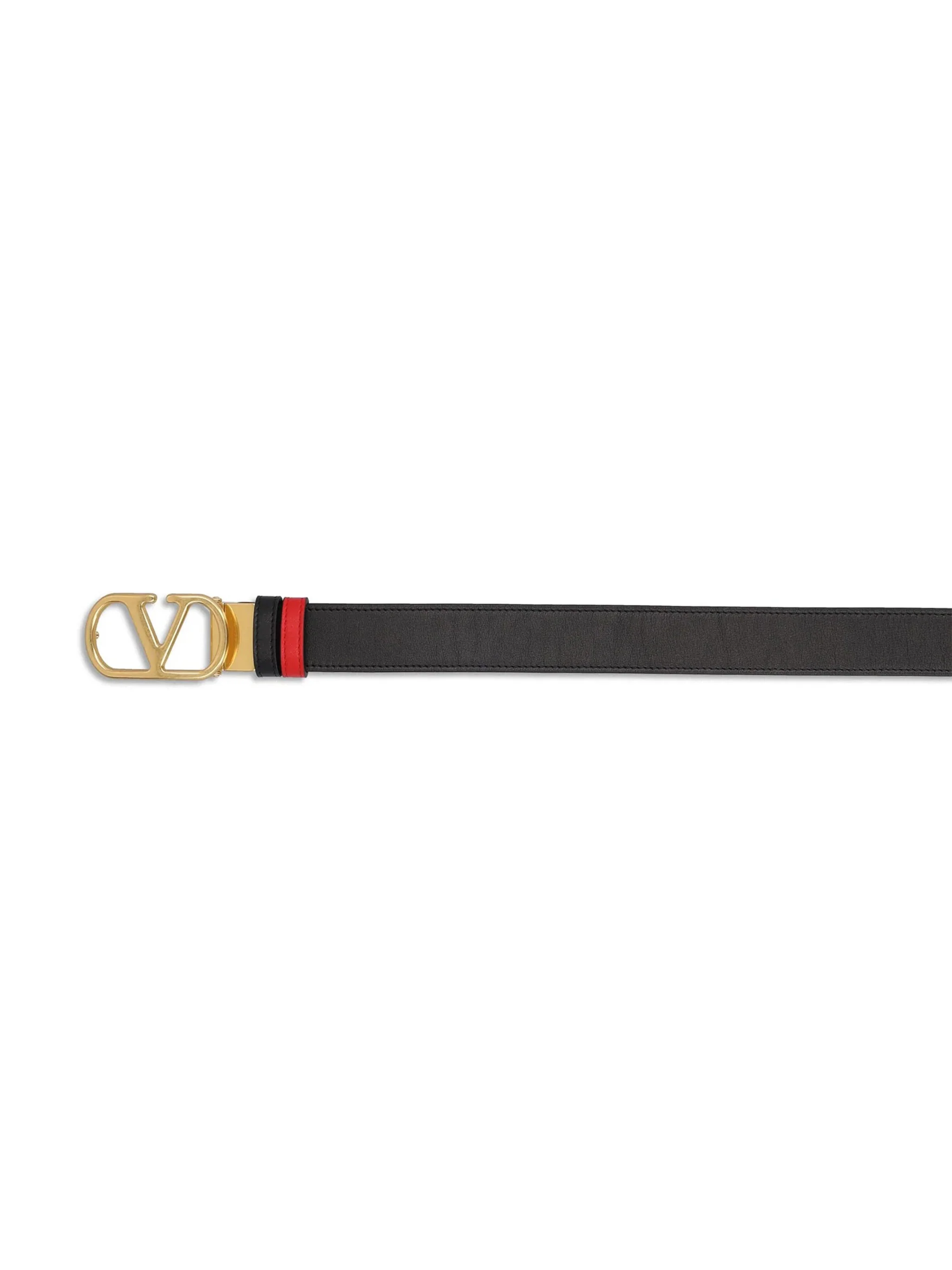 BLACK CALF LEATHER REVERSIBLE BELT - Image 3