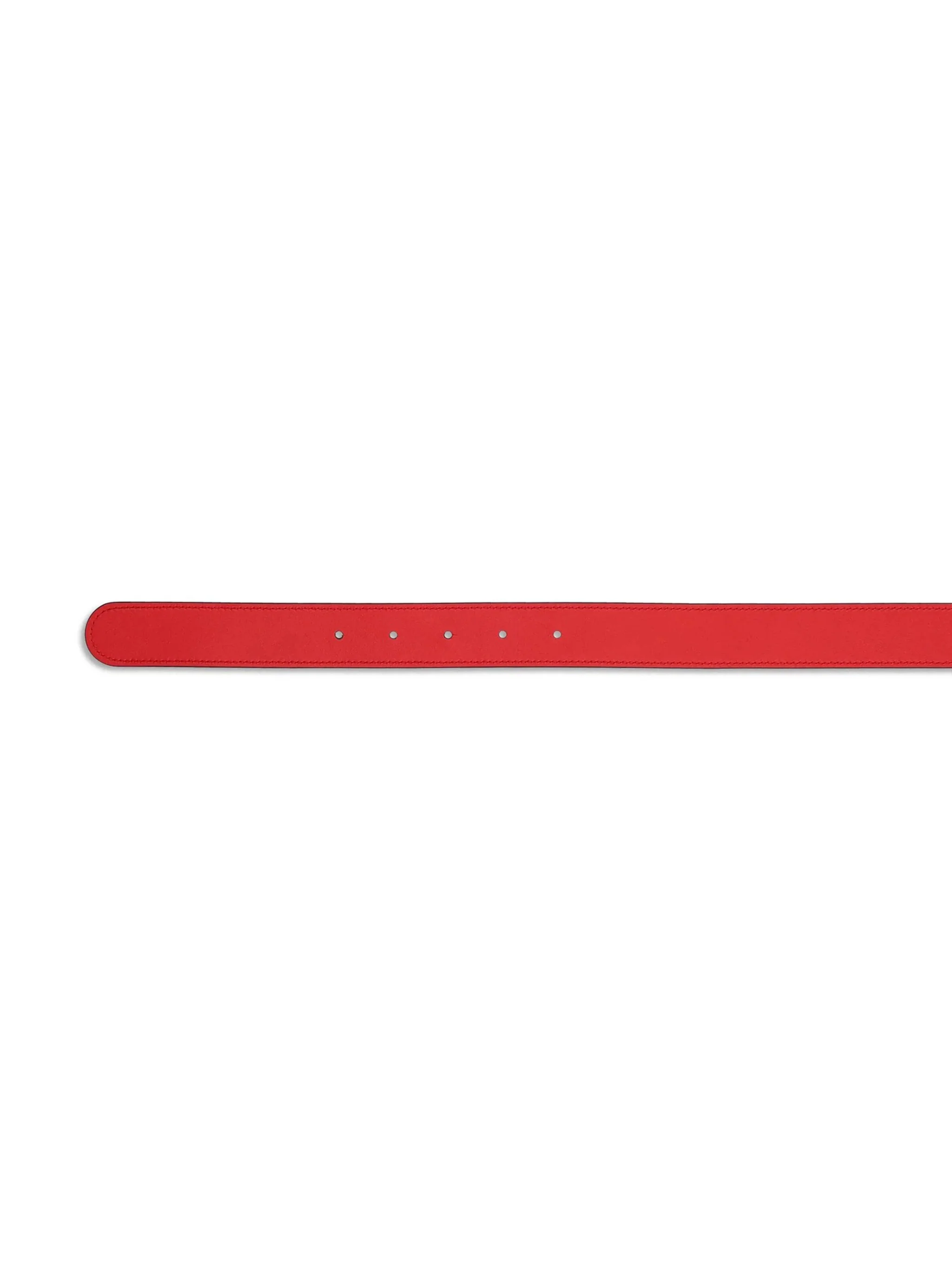 BLACK CALF LEATHER REVERSIBLE BELT - Image 5