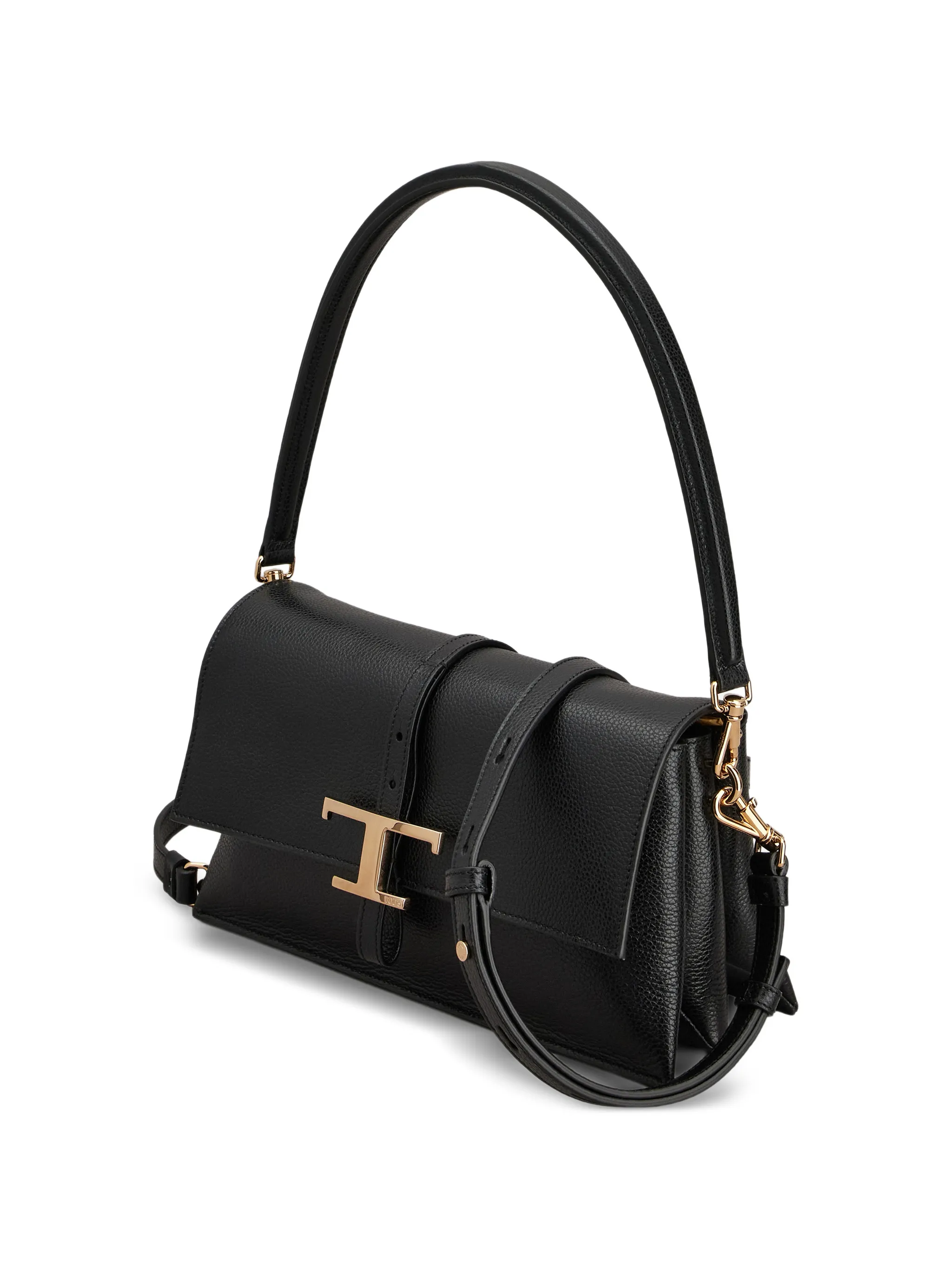 BLACK CALF SKIN LEATHER BAGS - Image 4