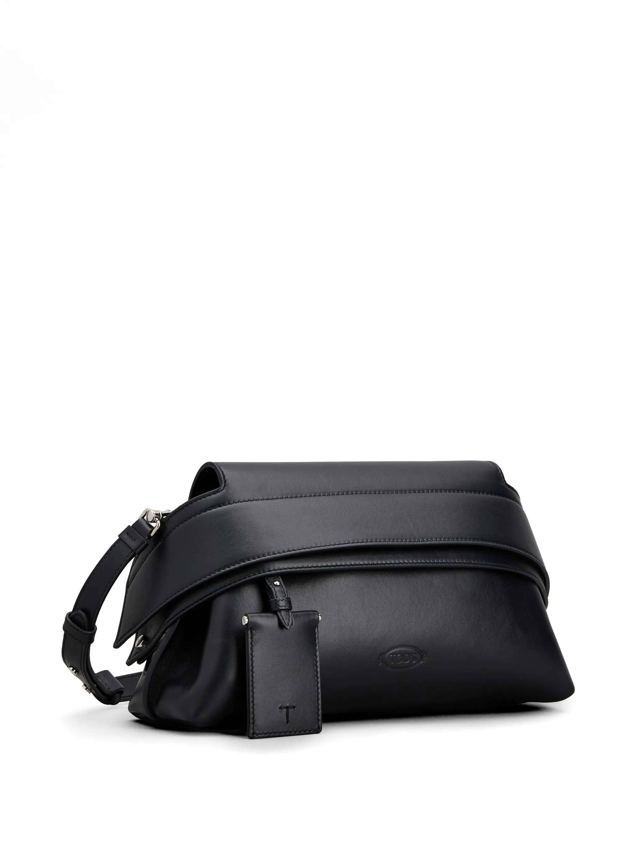 BLACK CALFSKIN WAV POUCH MINI - Image 4