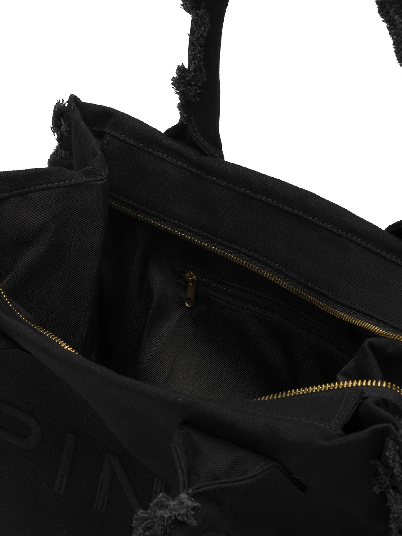 BLACK COTTON HANDBAG - Image 5