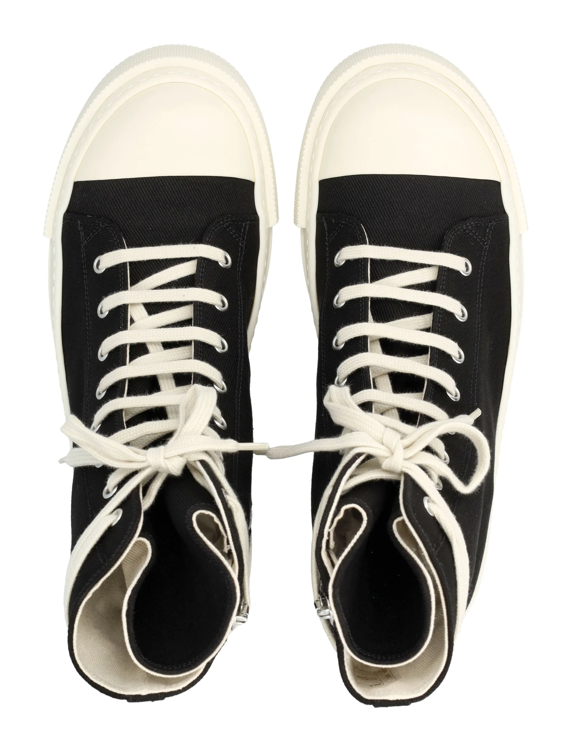 BLACK COTTON SNEAKERS - Image 2