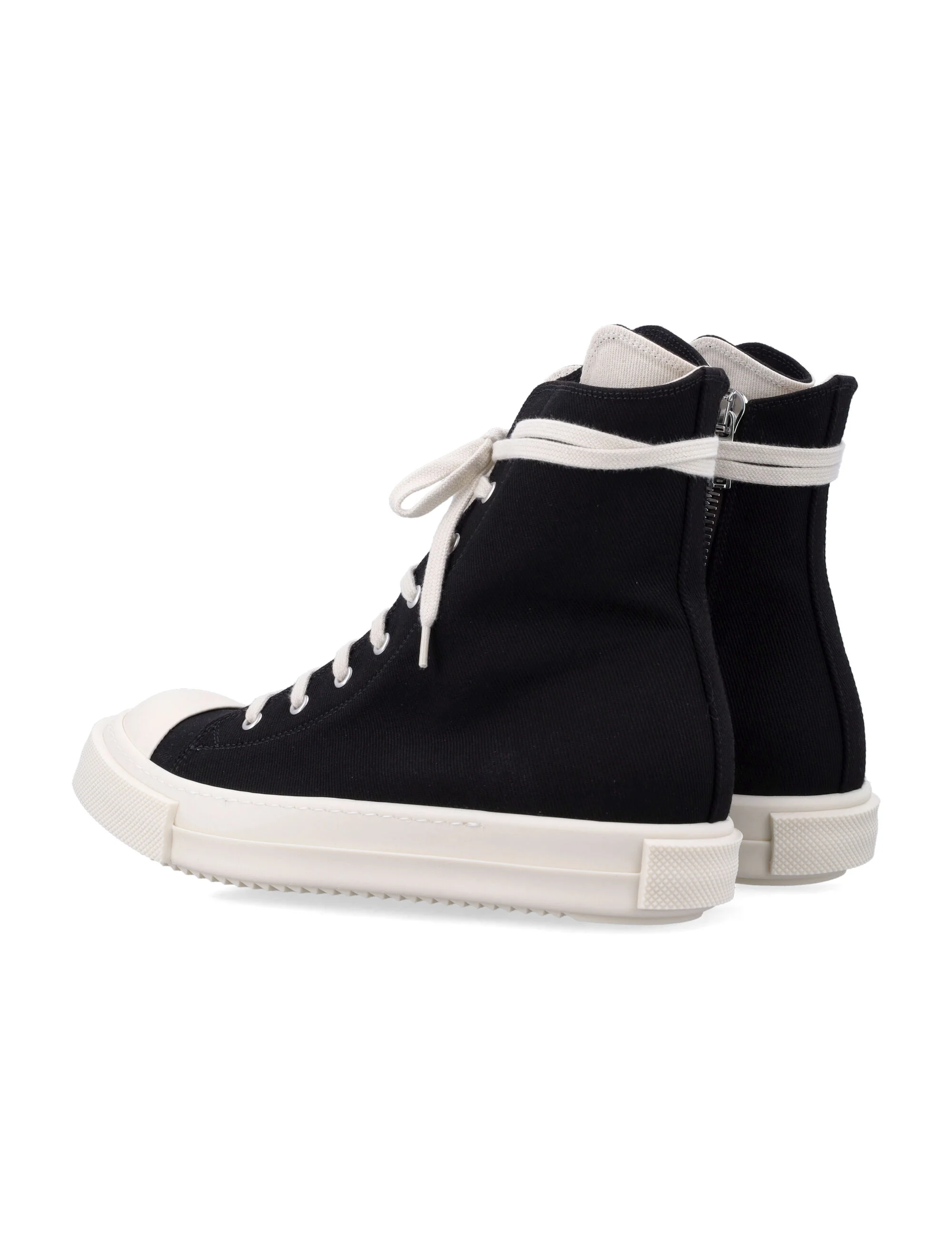 BLACK COTTON SNEAKERS - Image 4