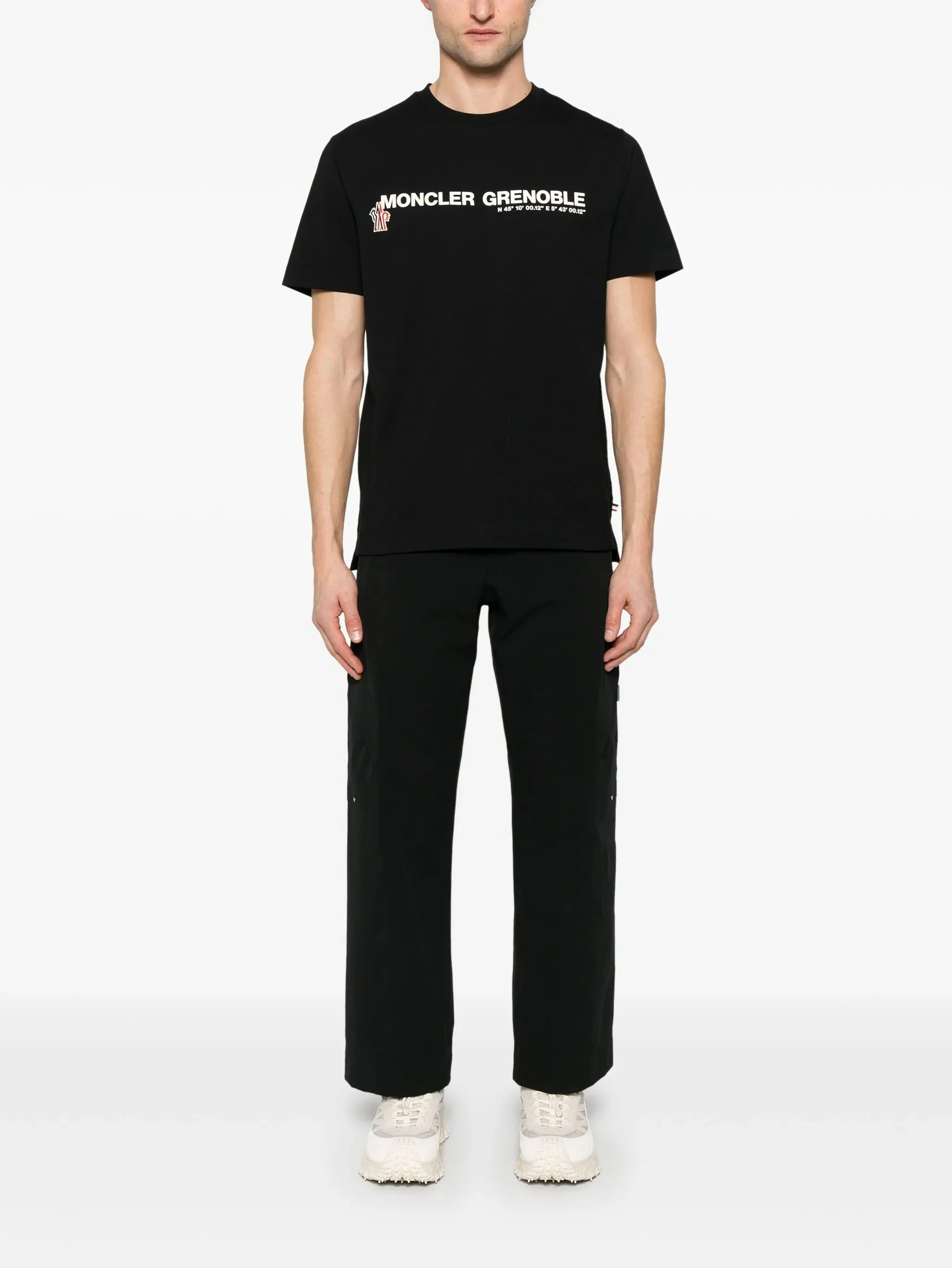 BLACK COTTON SS T-SHIRT - Image 2