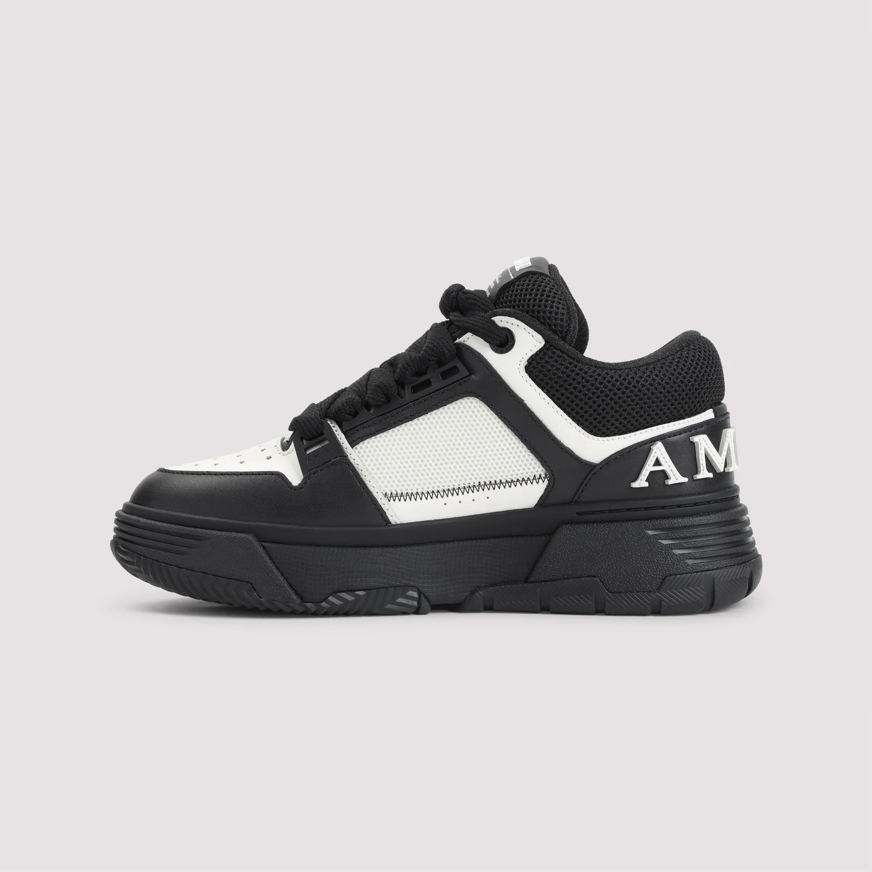 BLACK COW LEATHER SNEAKERS - Image 3