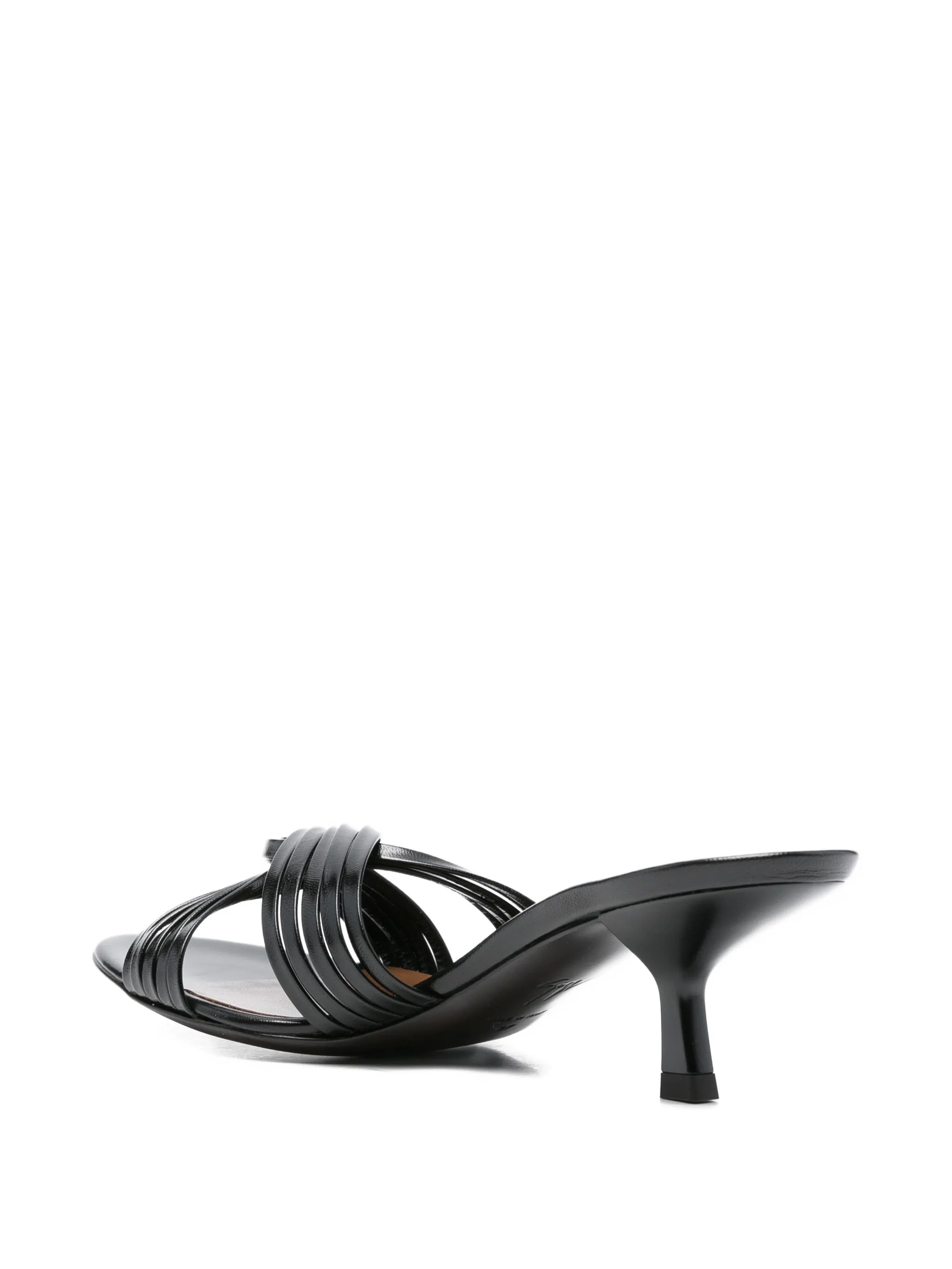 BLACK KIDSKIN COW SANDAL ALIEN - Image 4