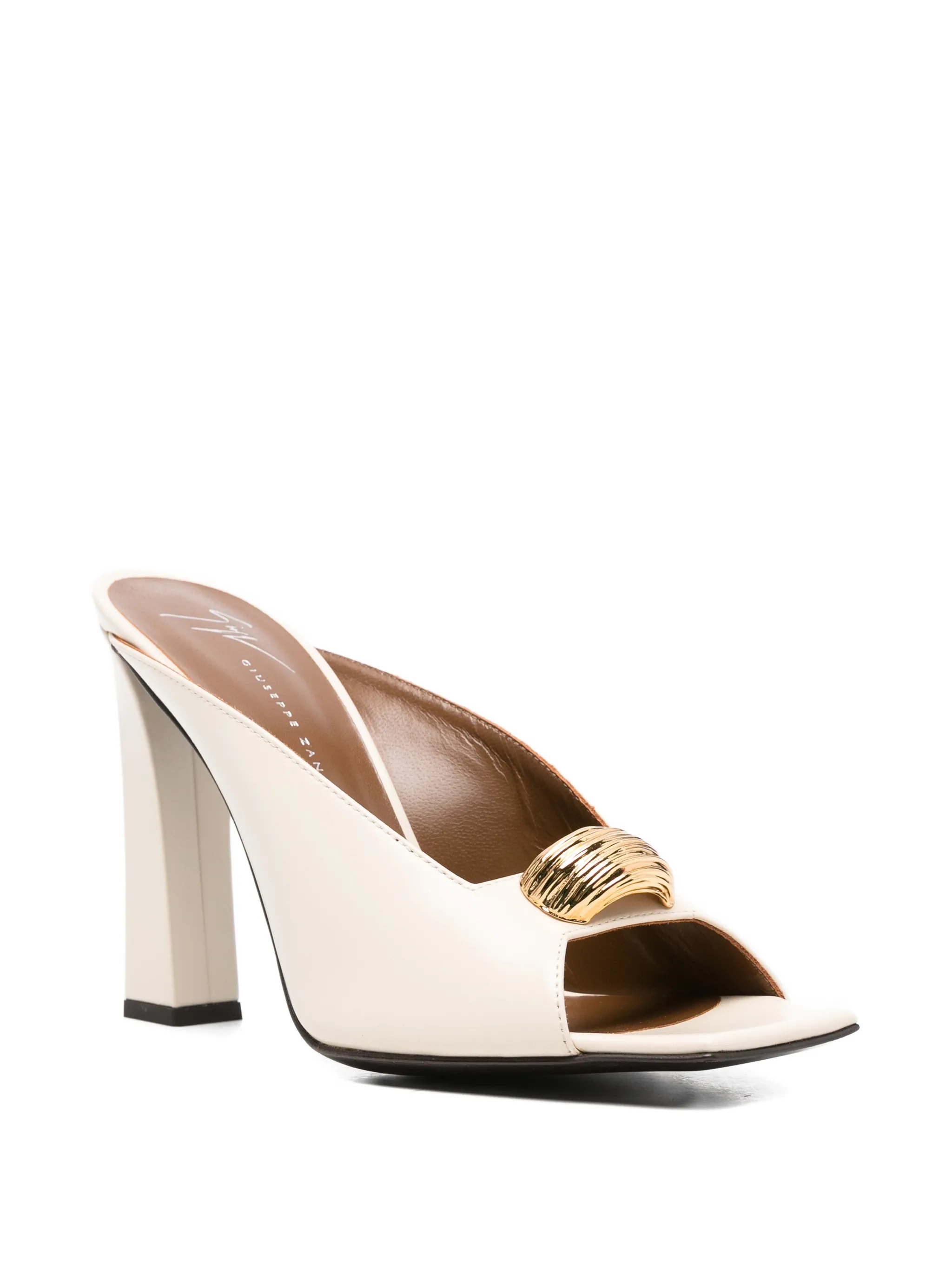 BLACK LAMB KIDSKIN COW SANDAL - Image 3