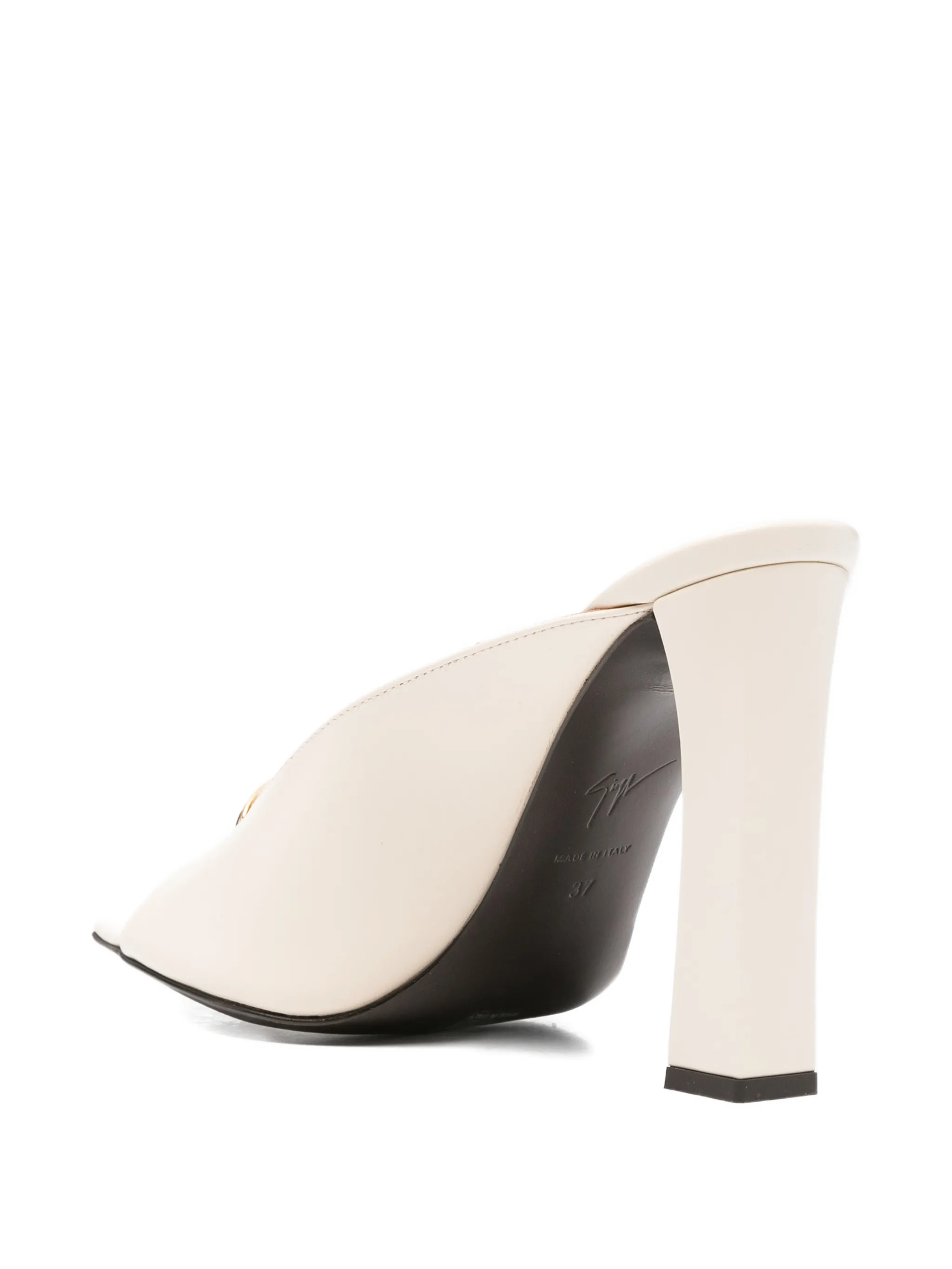 BLACK LAMB KIDSKIN COW SANDAL - Image 4