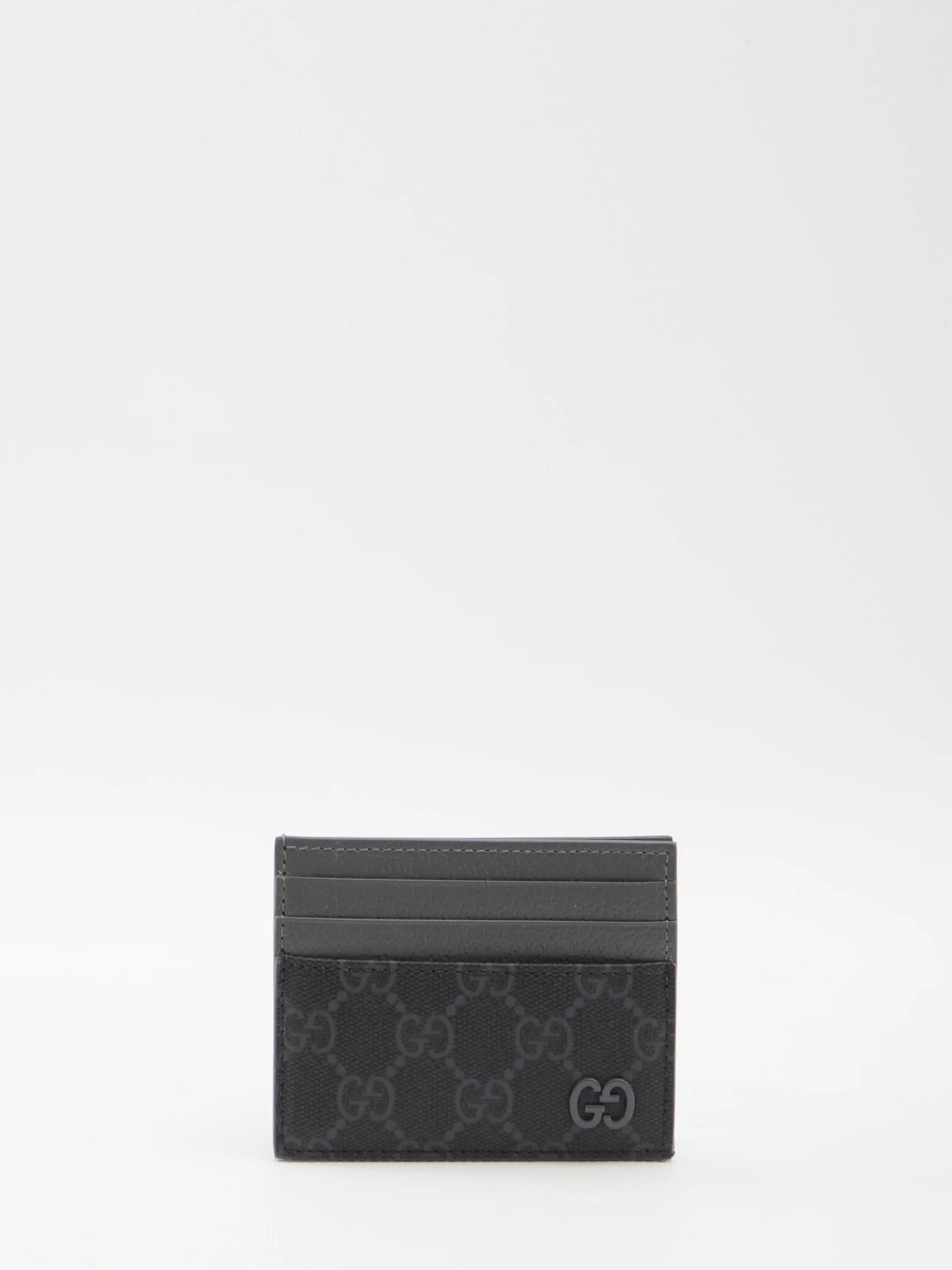 BLACK LEATHER CARD HOLDER