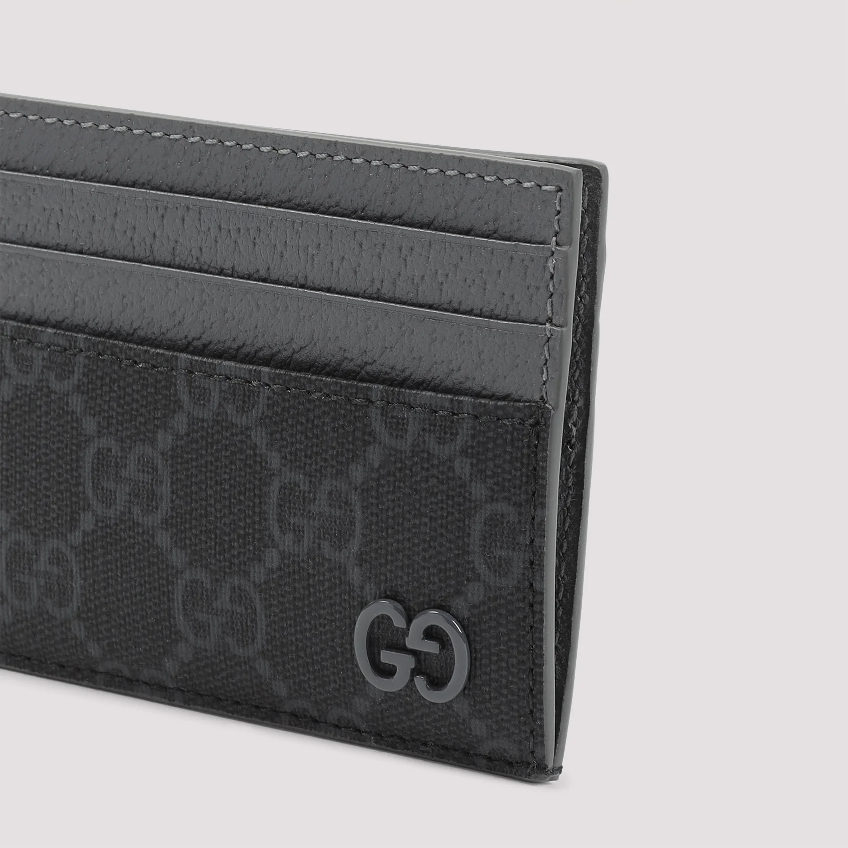 BLACK LEATHER CARD HOLDER - Image 4