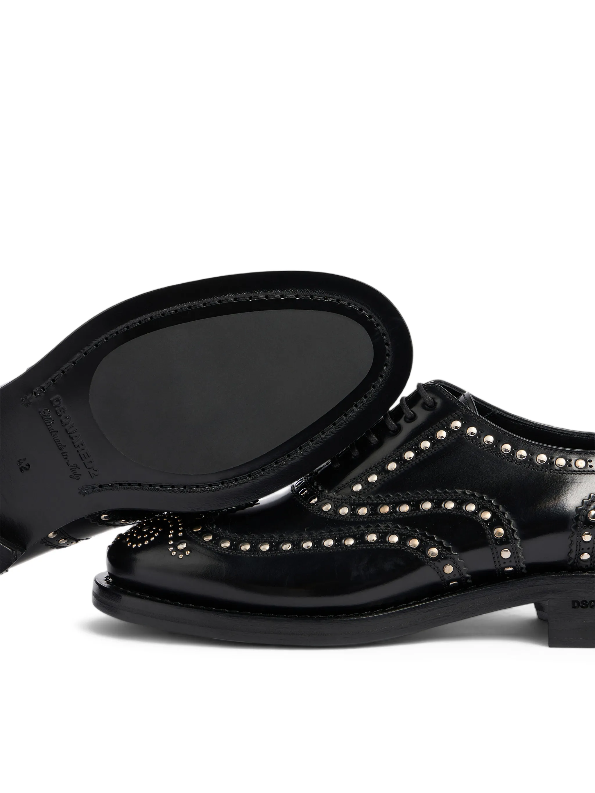 BLACK NICKEL CALF LEATHER OXFORD - Image 4