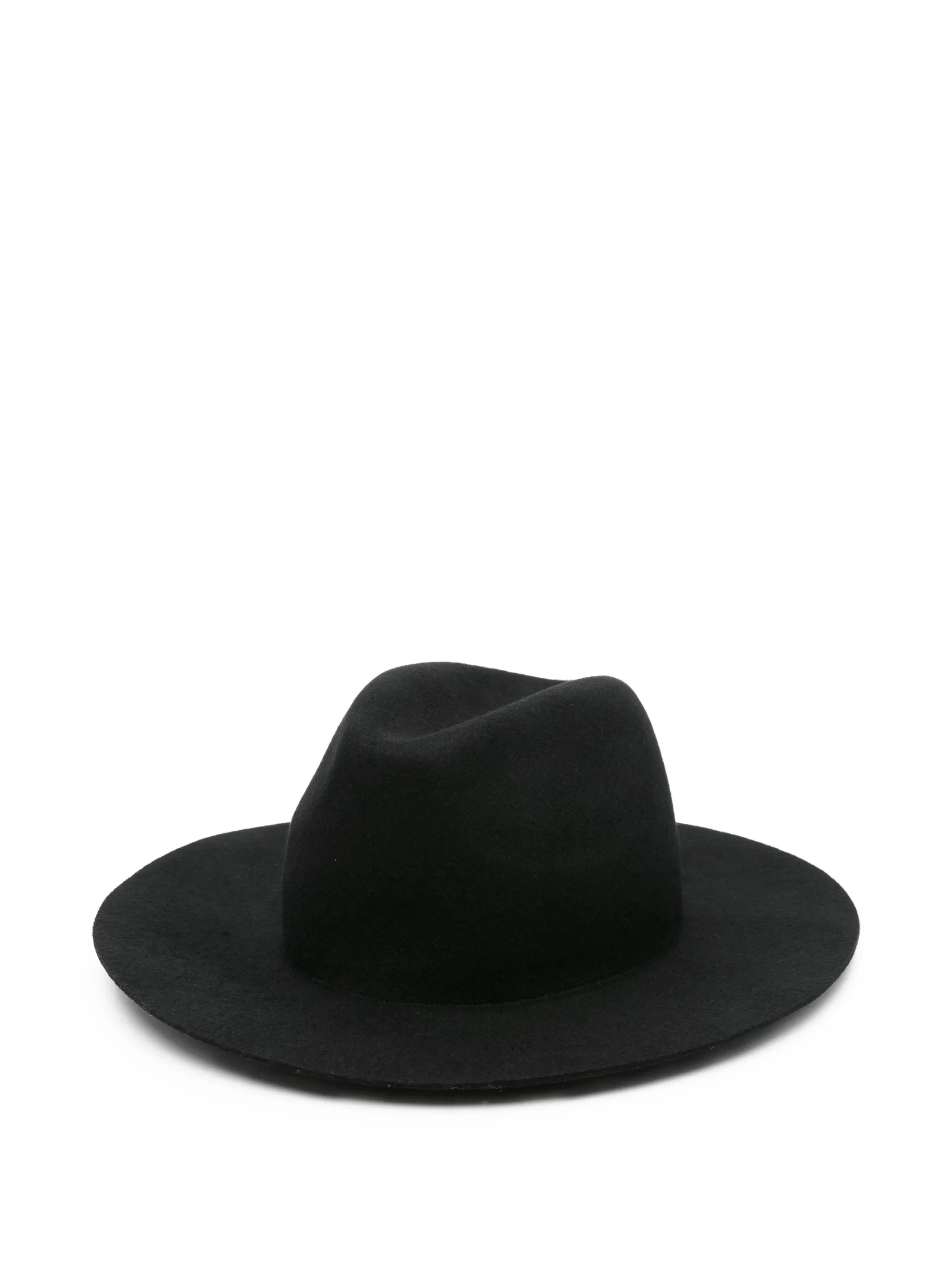 BLACK WOOL FELT HAT