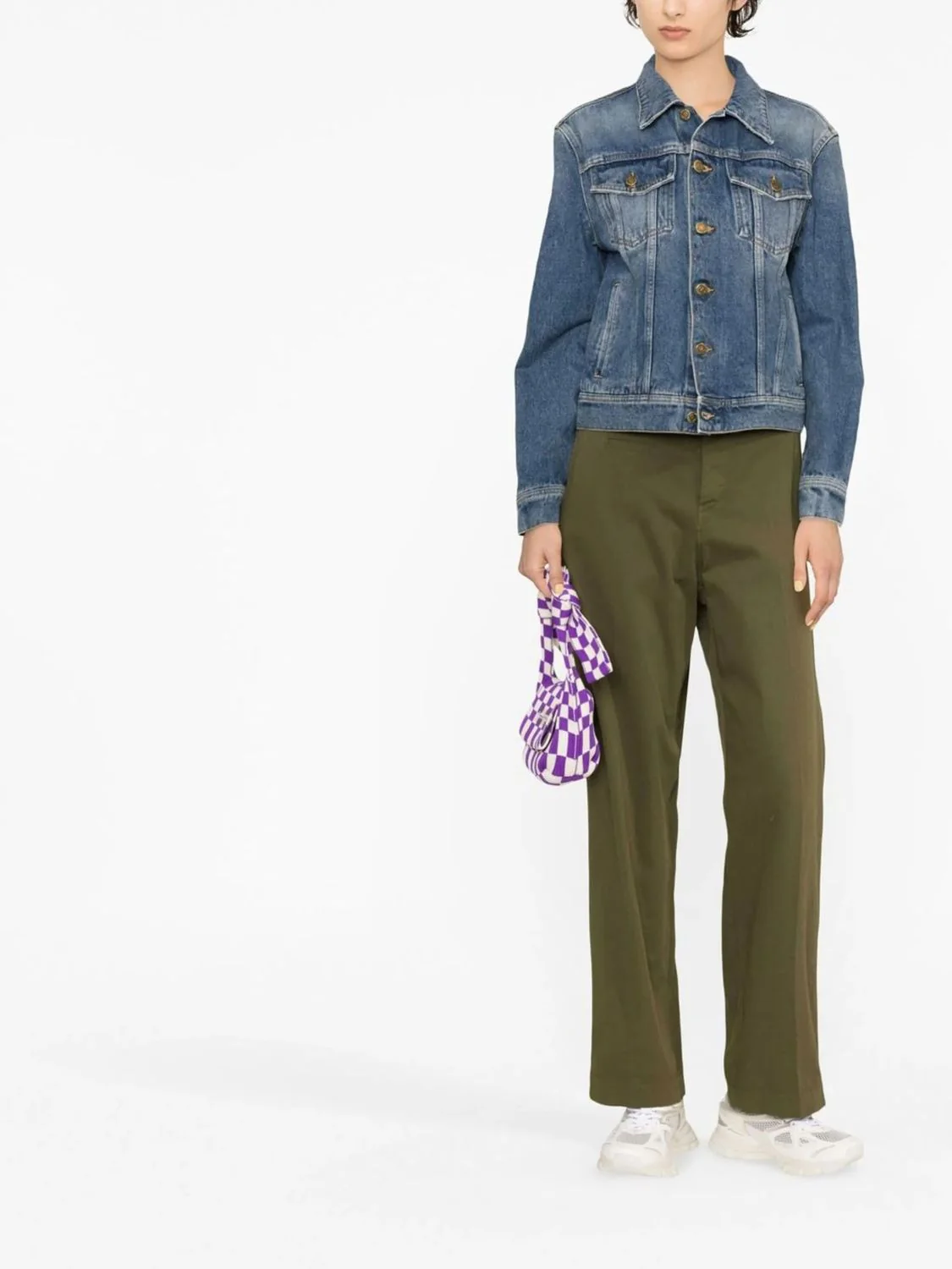 BLUE COTTON OUTERWEAR - Image 3