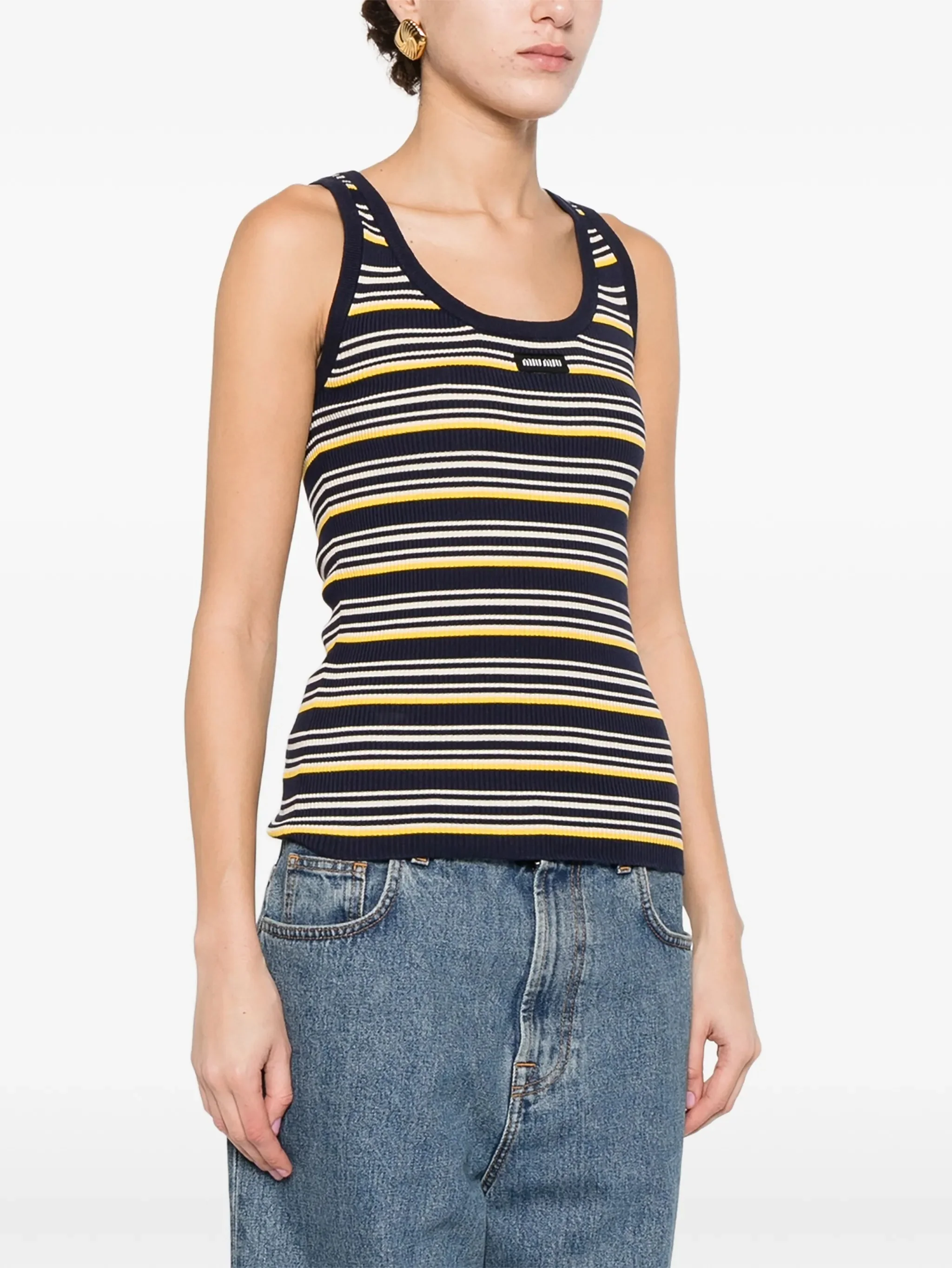 BLUE COTTON TOPS TANK TOP - Image 3