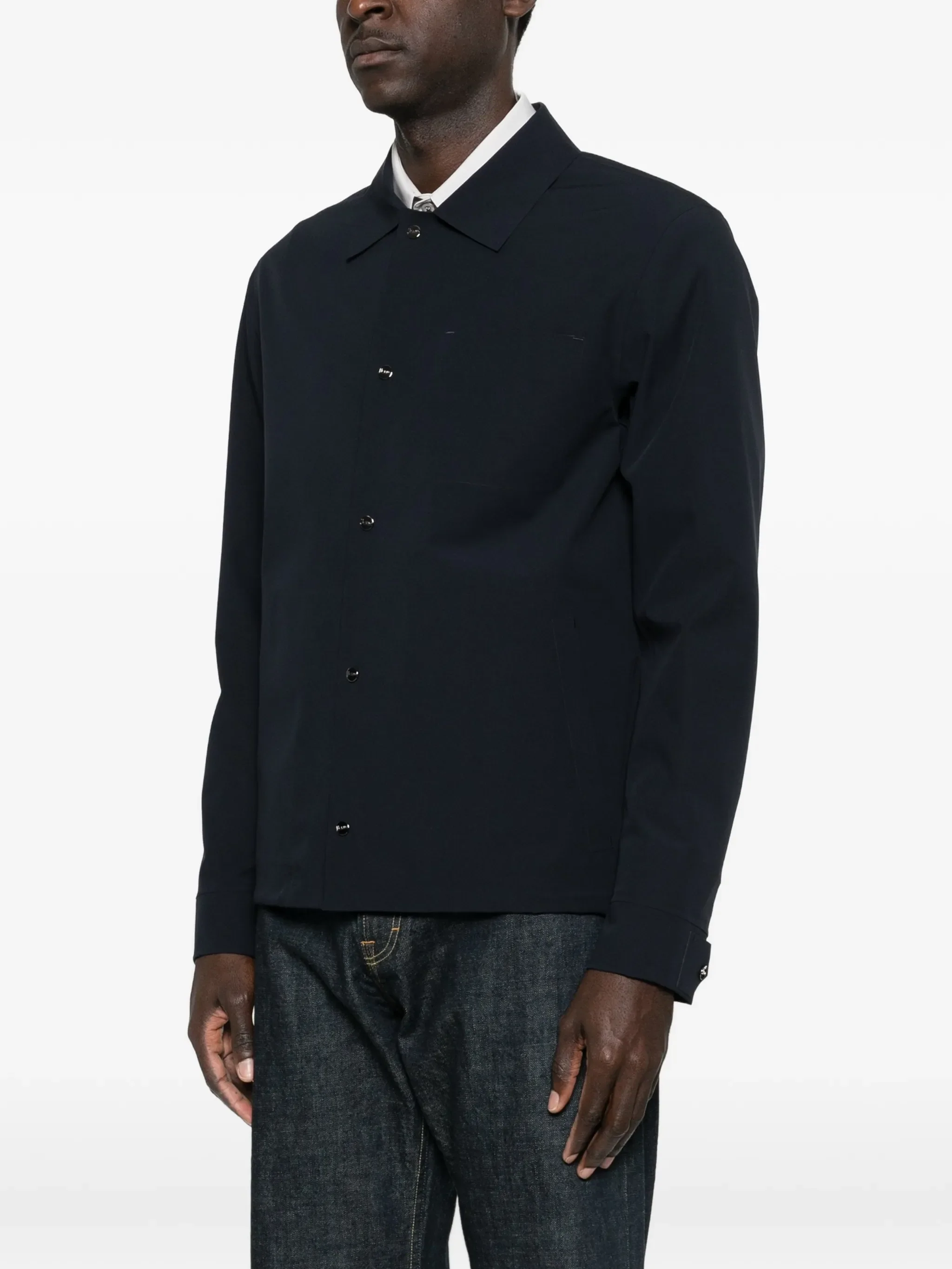 BLUE GREY POLYAMIDE NASTRATA JACKET - Image 4