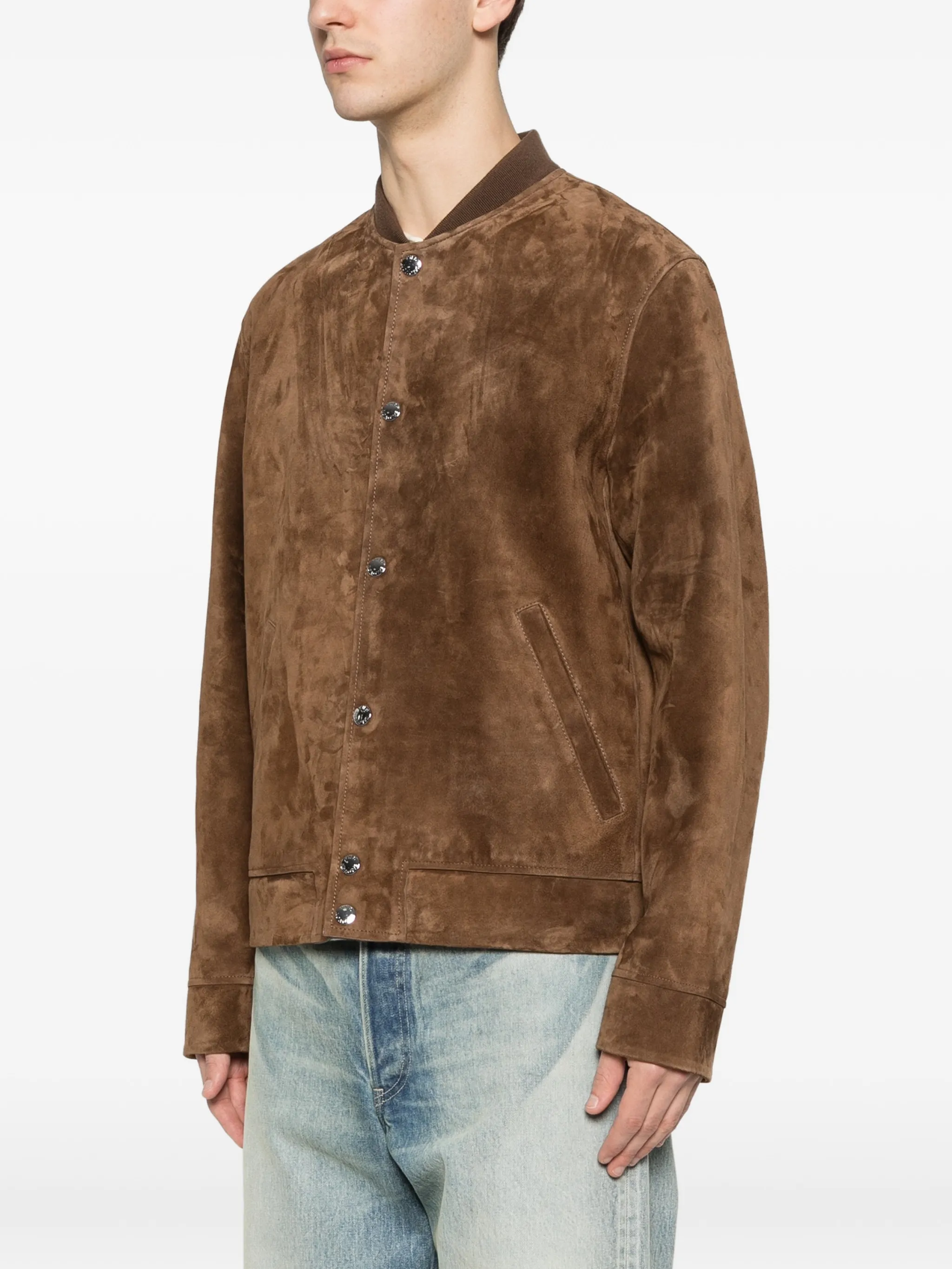 BRANDY CALF WOOL POLYAMIDE JACKET - Image 3