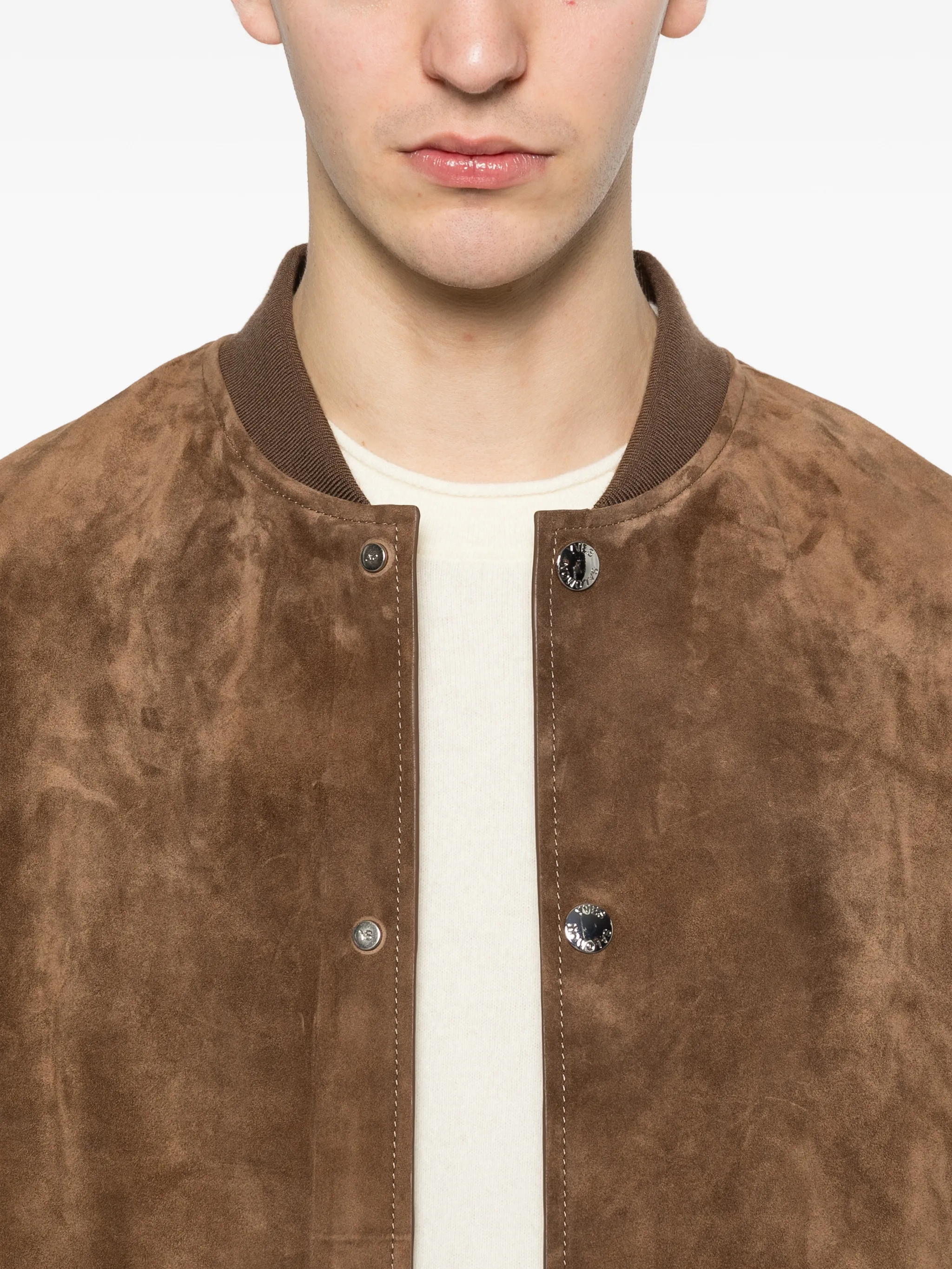 BRANDY CALF WOOL POLYAMIDE JACKET - Image 4