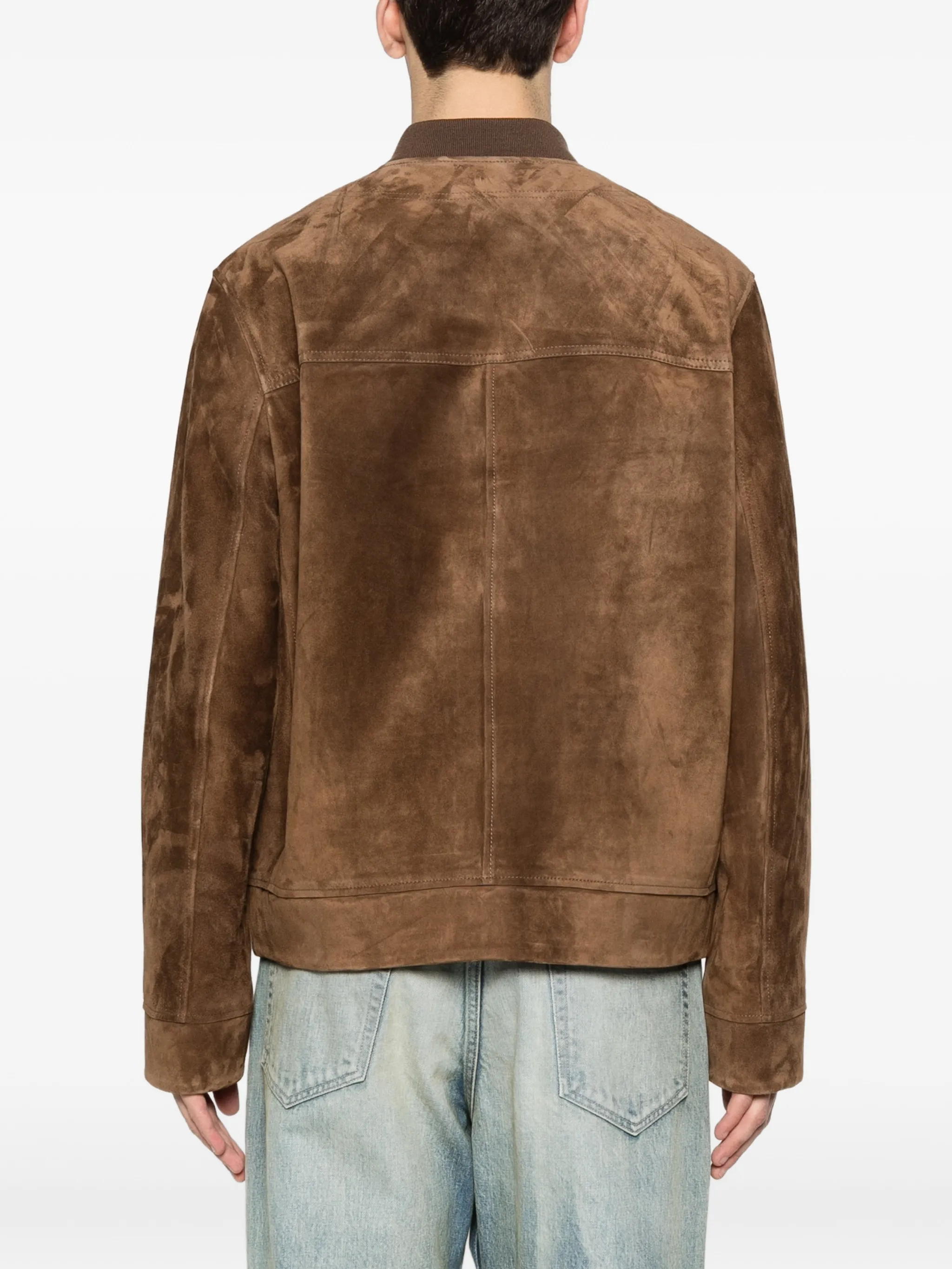 BRANDY CALF WOOL POLYAMIDE JACKET - Image 5