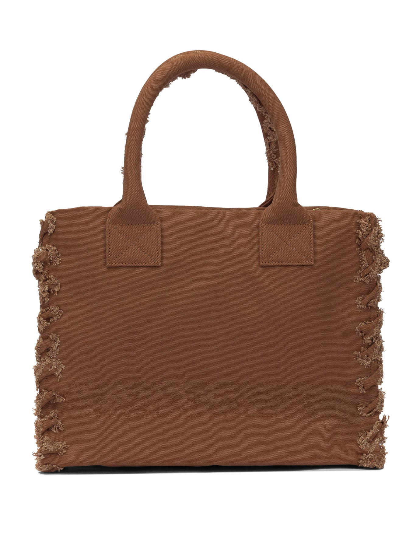 BROWN COTTON HANDBAG - Image 3