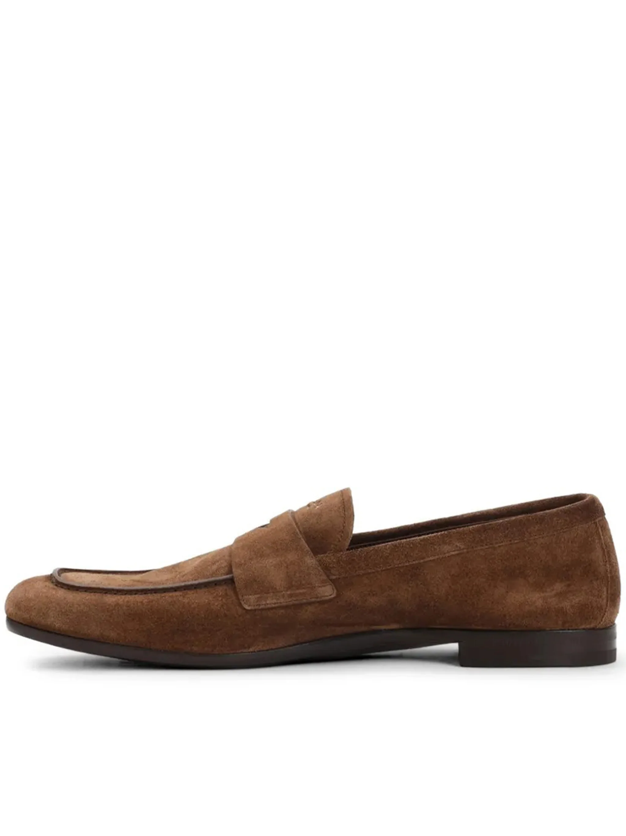 BROWN GOAT LEATHER LOAFERS - Image 3