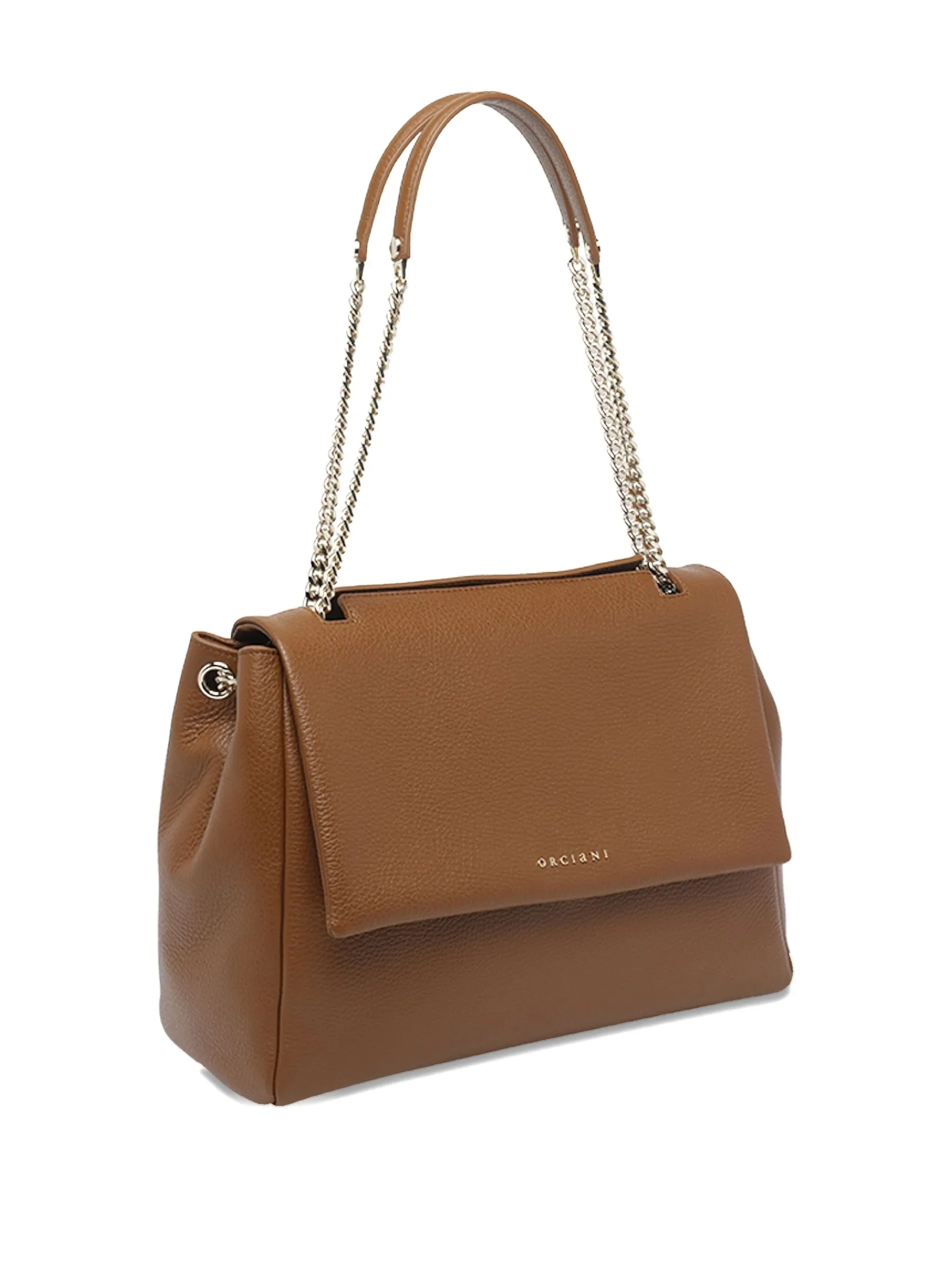BROWN LEATHER SVEVA BAG - Image 3