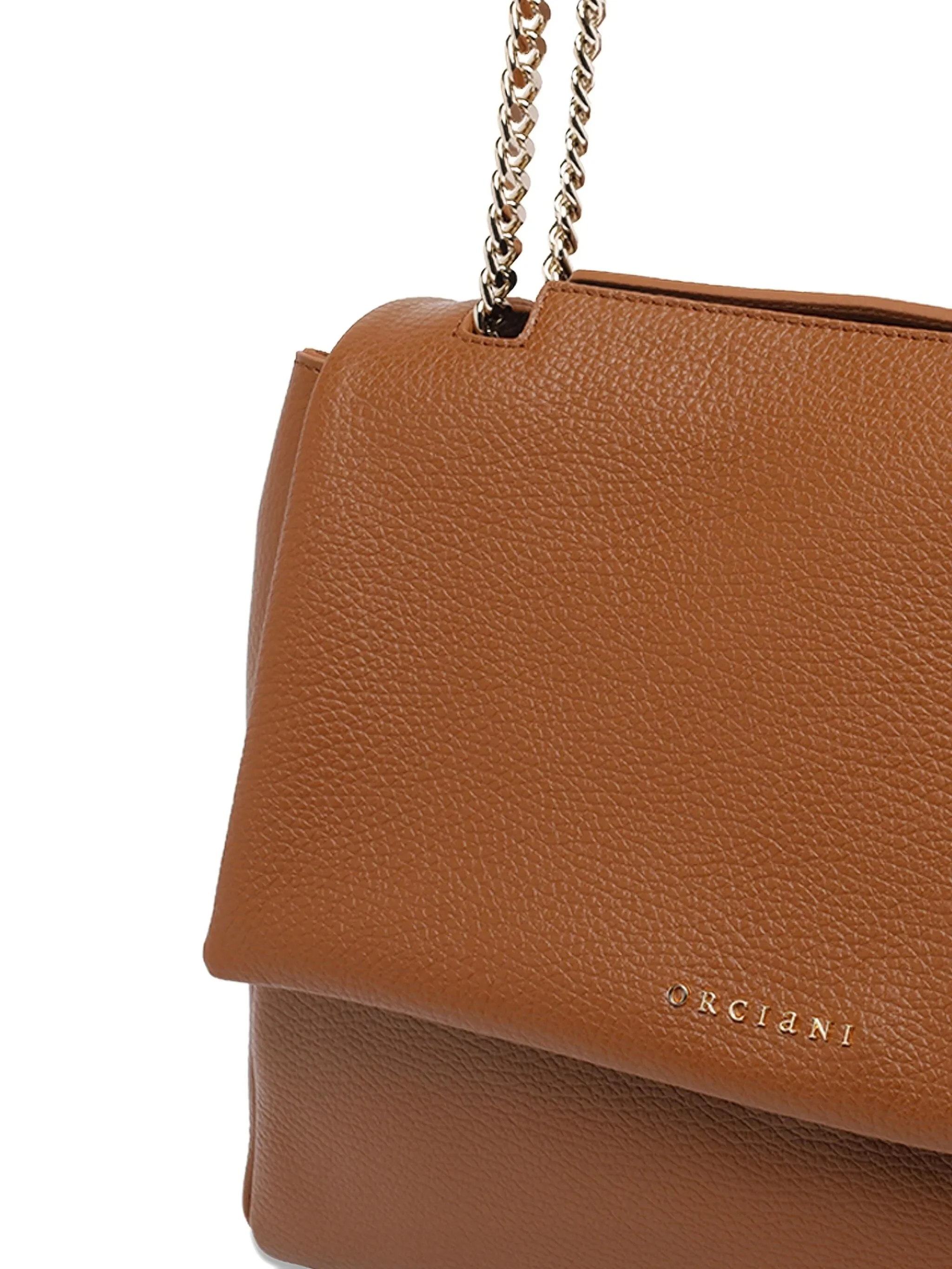 BROWN LEATHER SVEVA BAG - Image 4