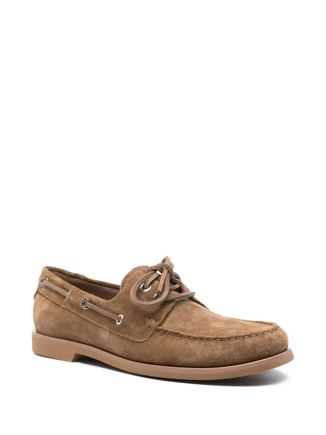 CAMEL CALF LEATHER MOCCASINS - Image 4