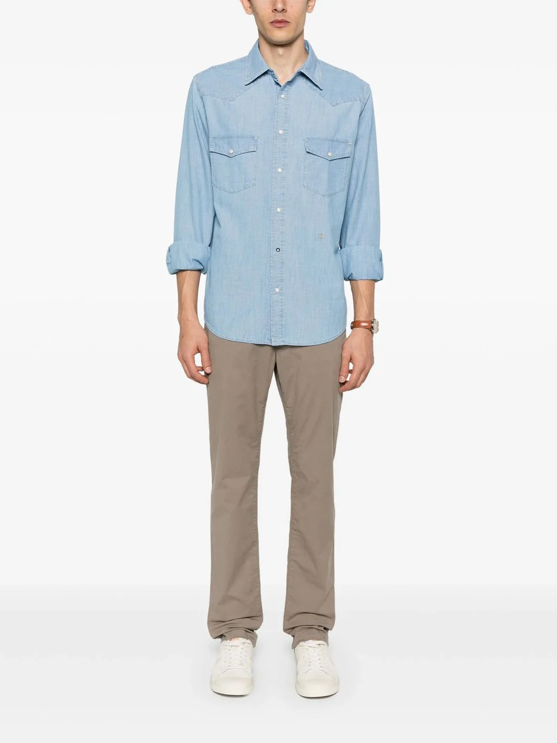 CAMICIA WESTERN BLEATCHED - Image 5
