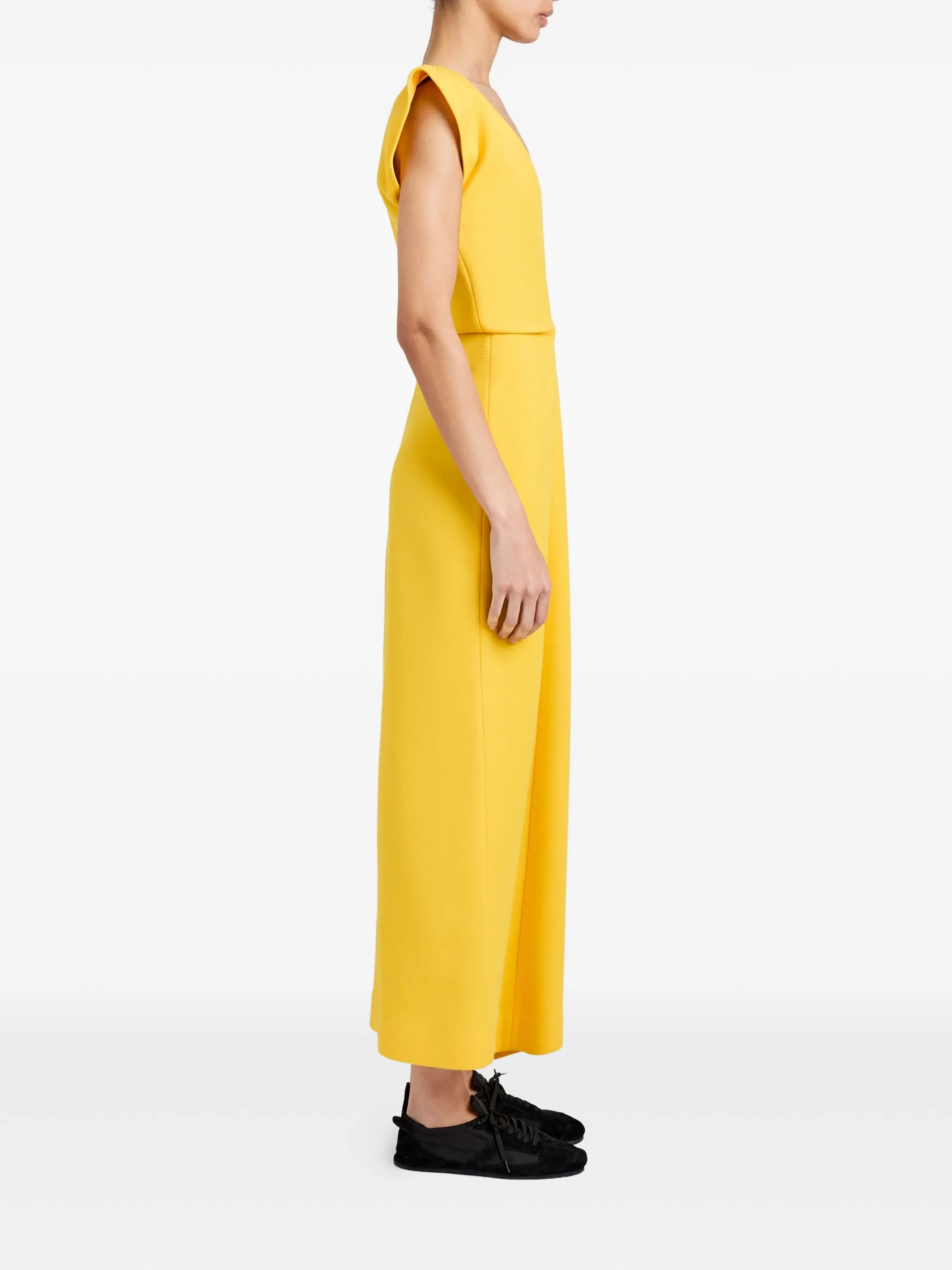 CANARY VISCOSE WOOL MARIAM DRESS - Image 3