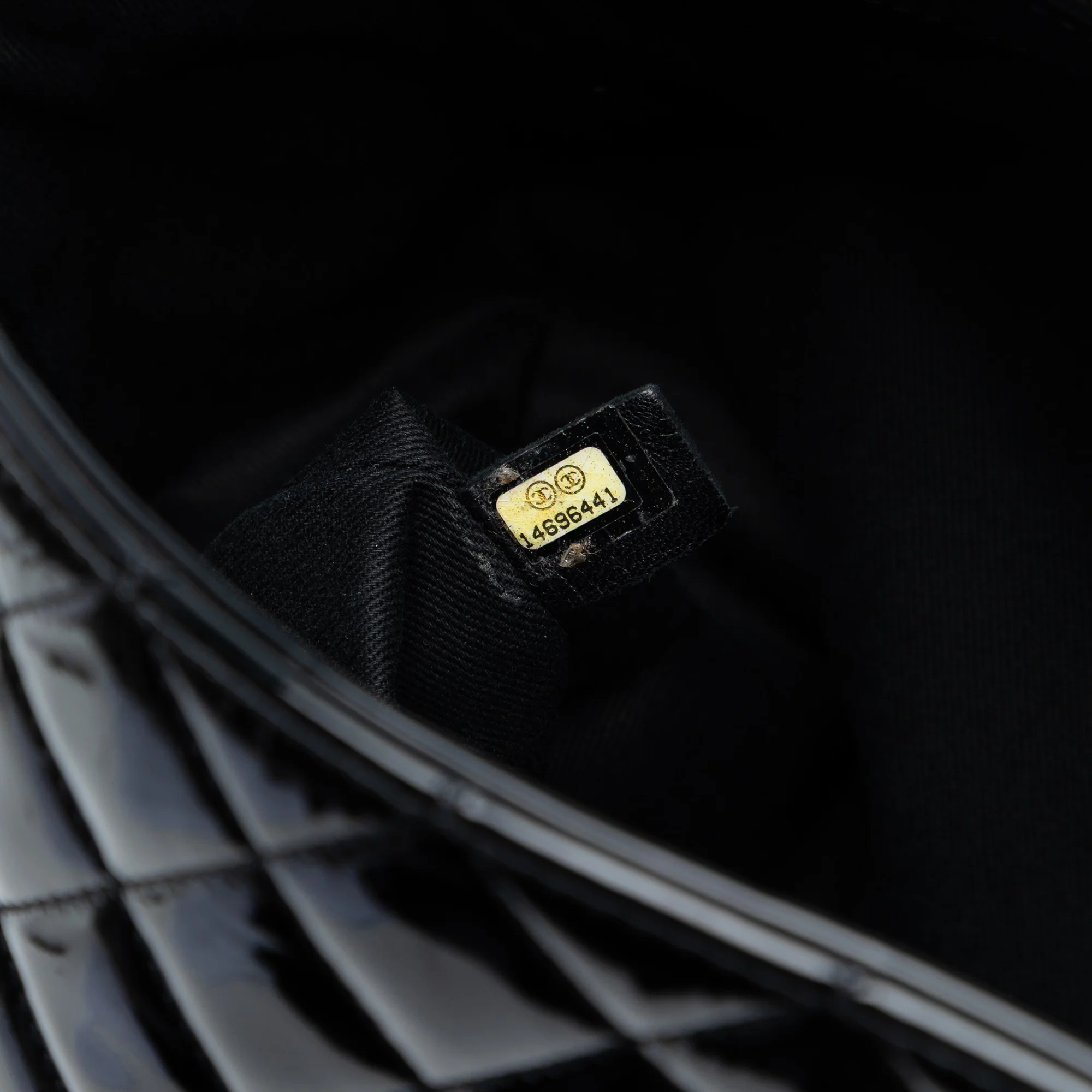 CC Quilted Patent North South Tote - Image 5