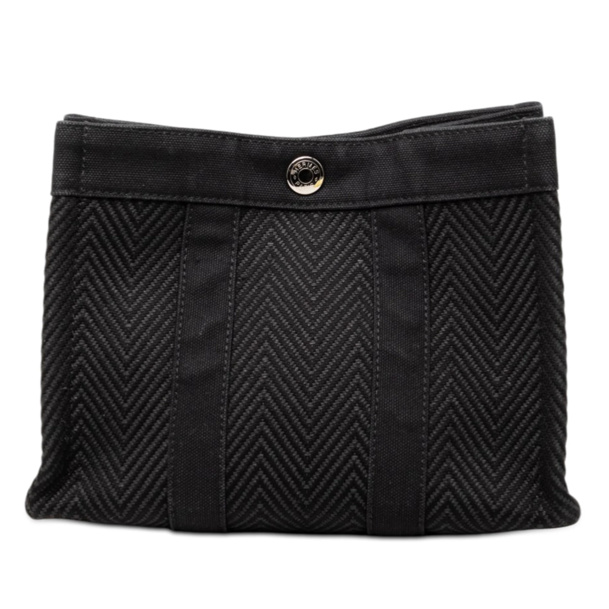 Chevron Canvas Fourre Tout Pouch