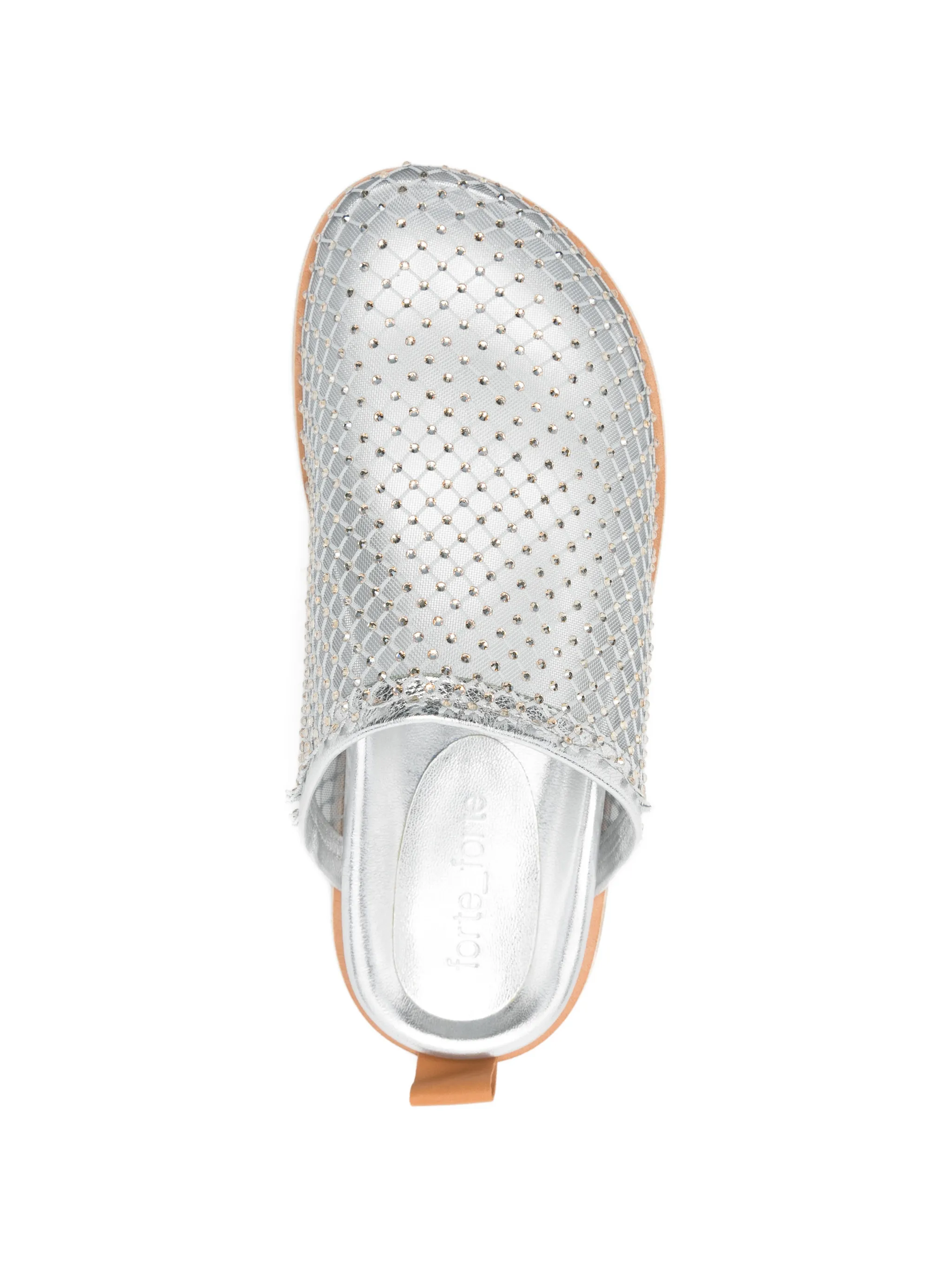 CIOTTOLO STRASS MESH FLAT SABOT - Image 4