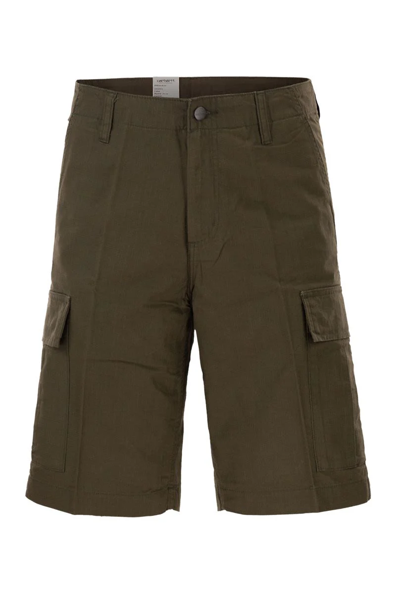 COTTON CARGO BERMUDA SHORTS