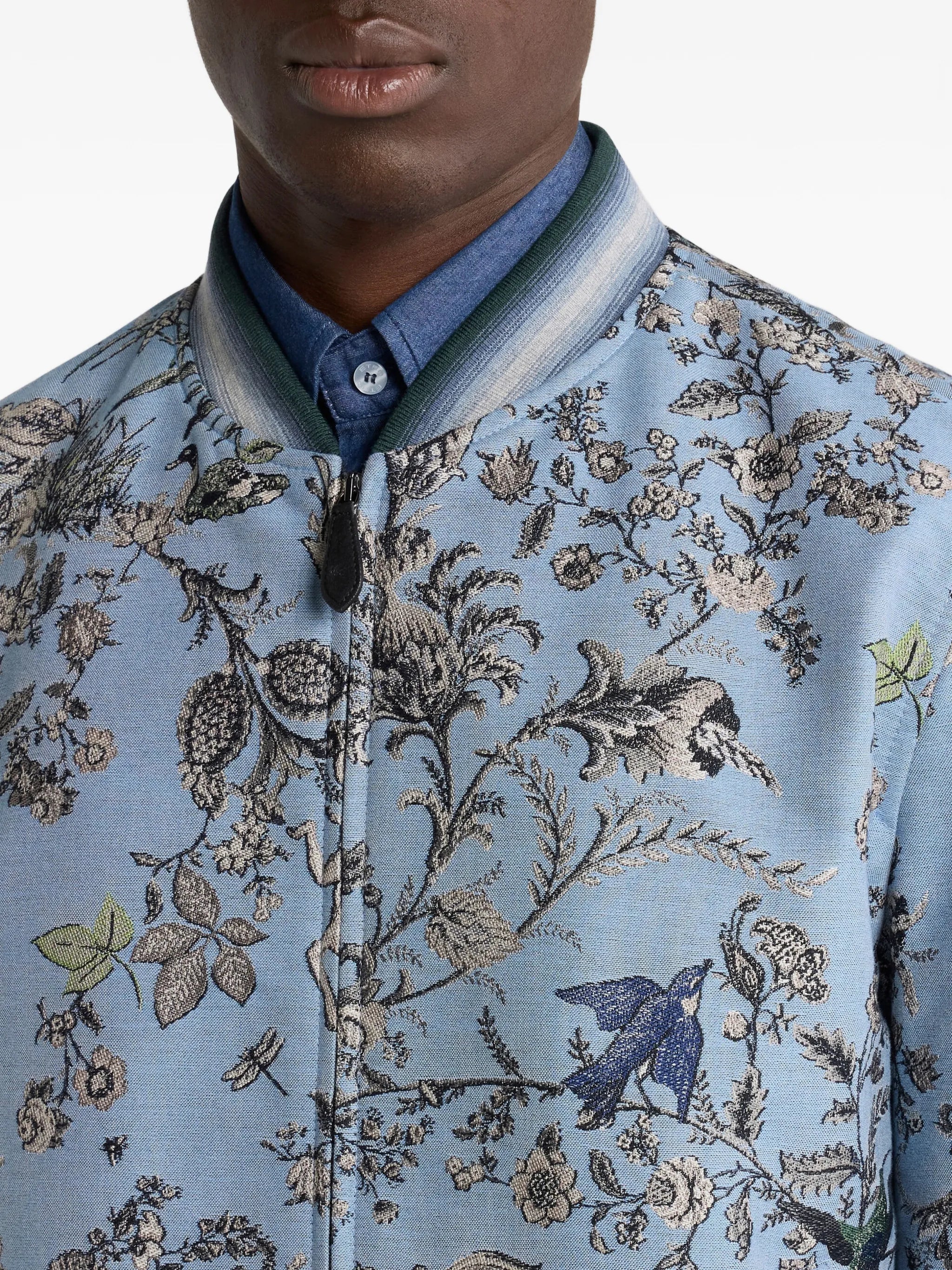 COTTON POLYESTER CLASSIC BOMBER - Image 3