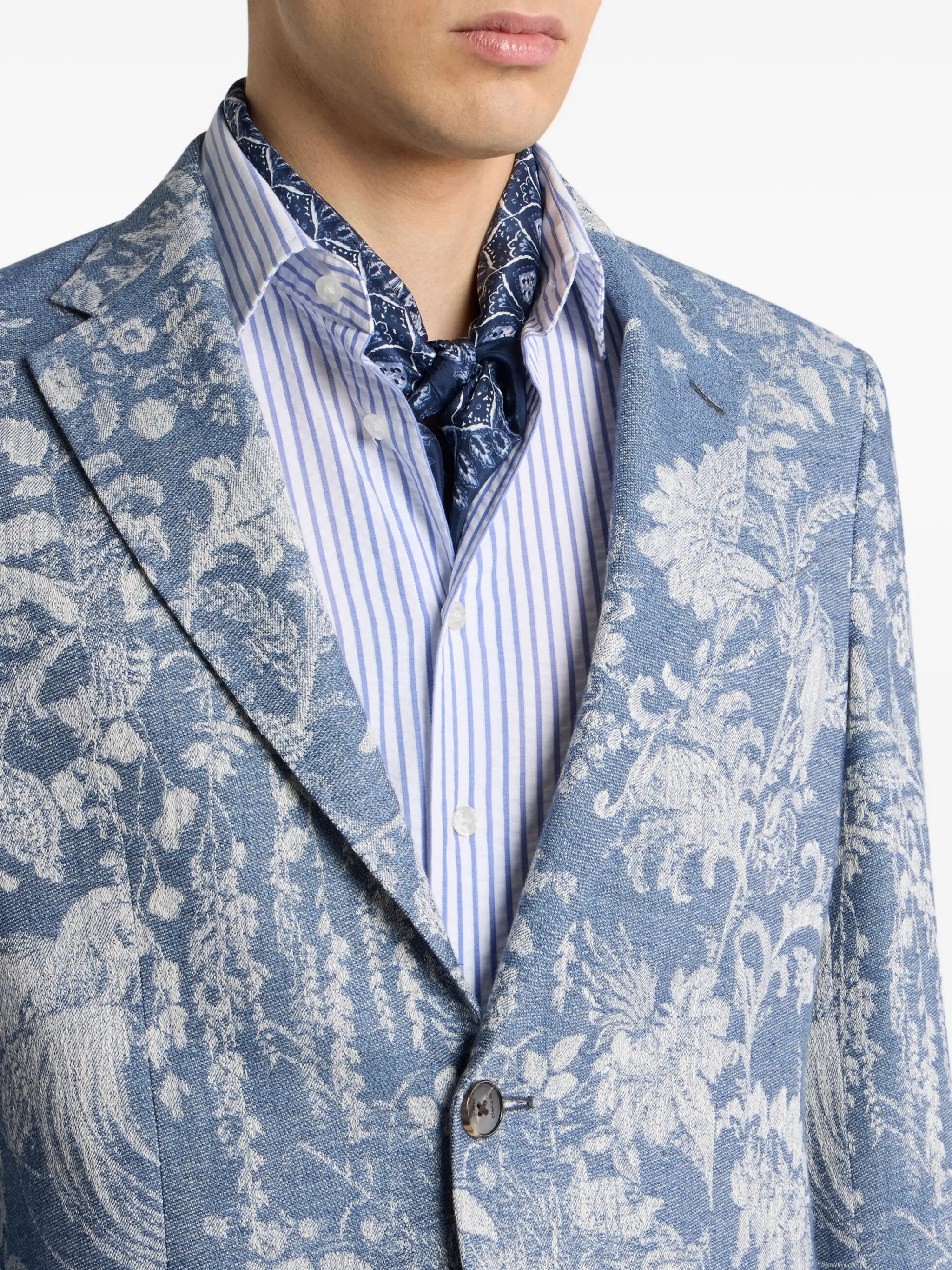 COTTON VISCOSE ROMA SPORT JACKET - Image 3