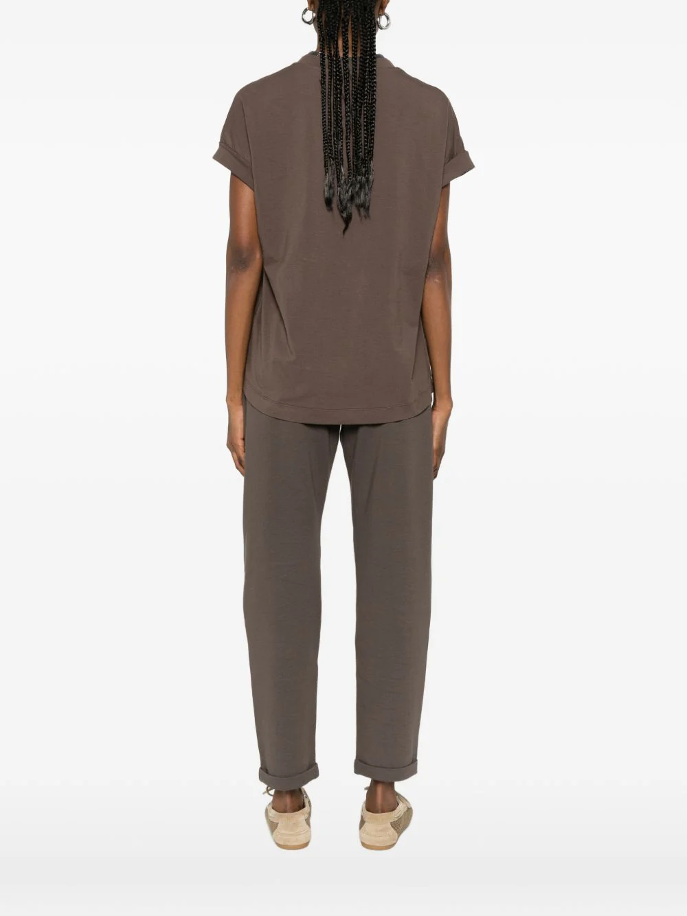 COTTON V-NECKED T-SHIRT - Image 4