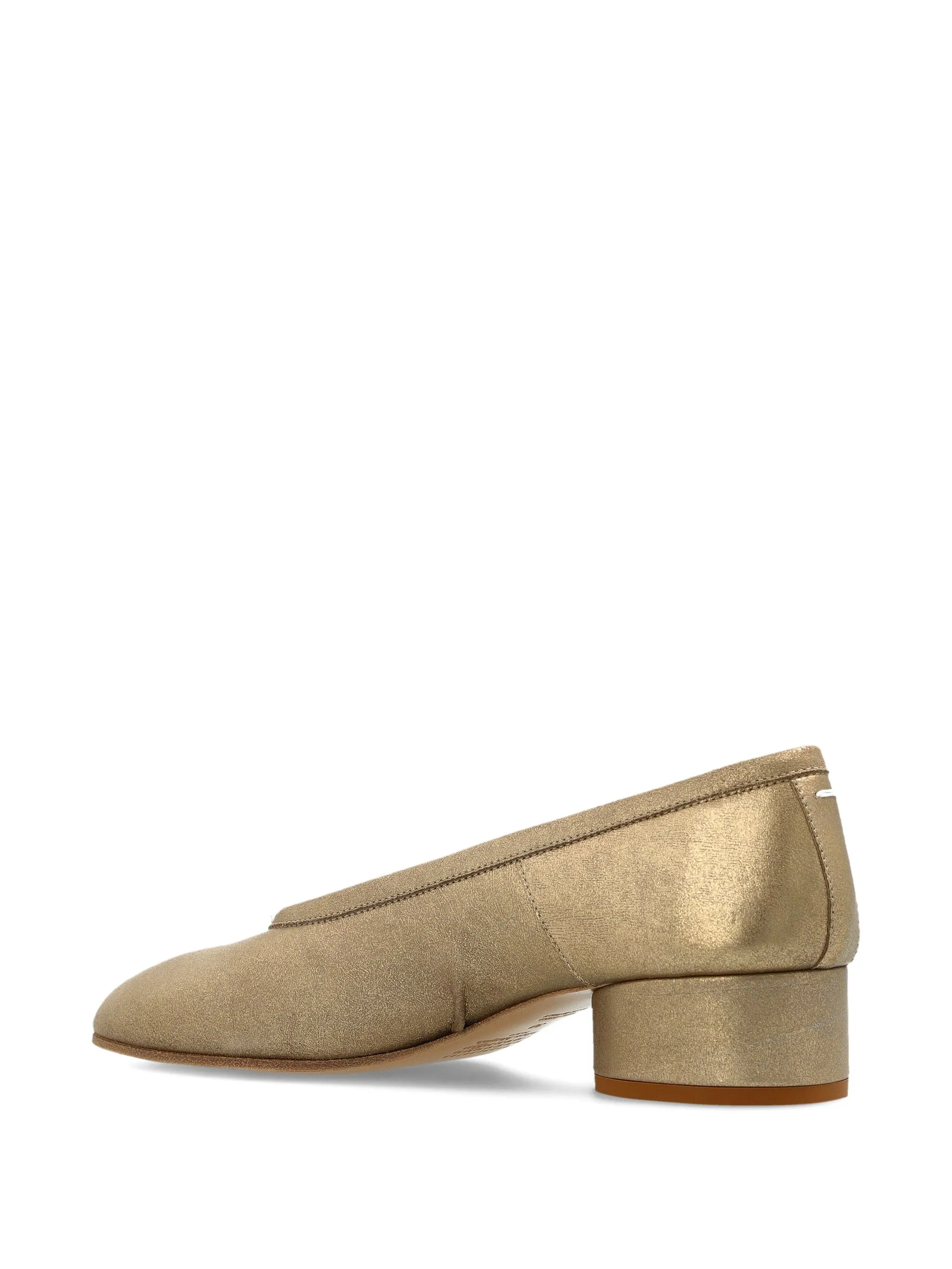 CREAM GOLD GOAT LEATHER BALLET - Image 3
